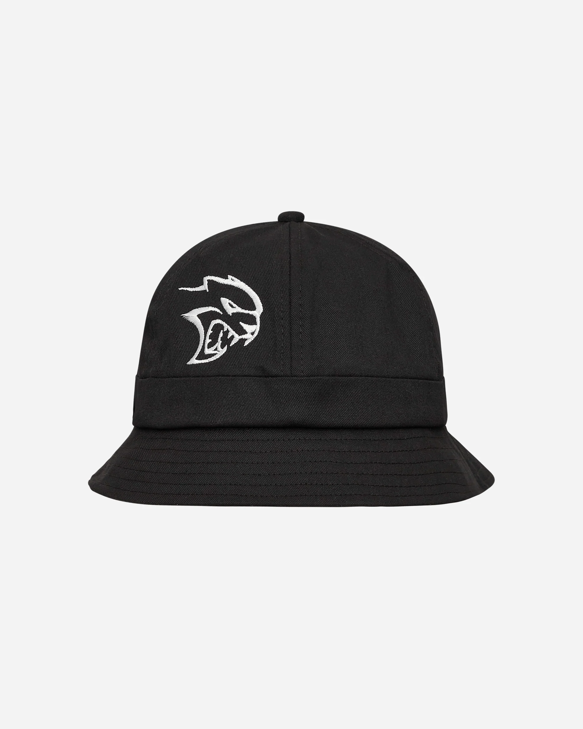 Hell Demon Embroidered Bucket Hat Black - Image 2