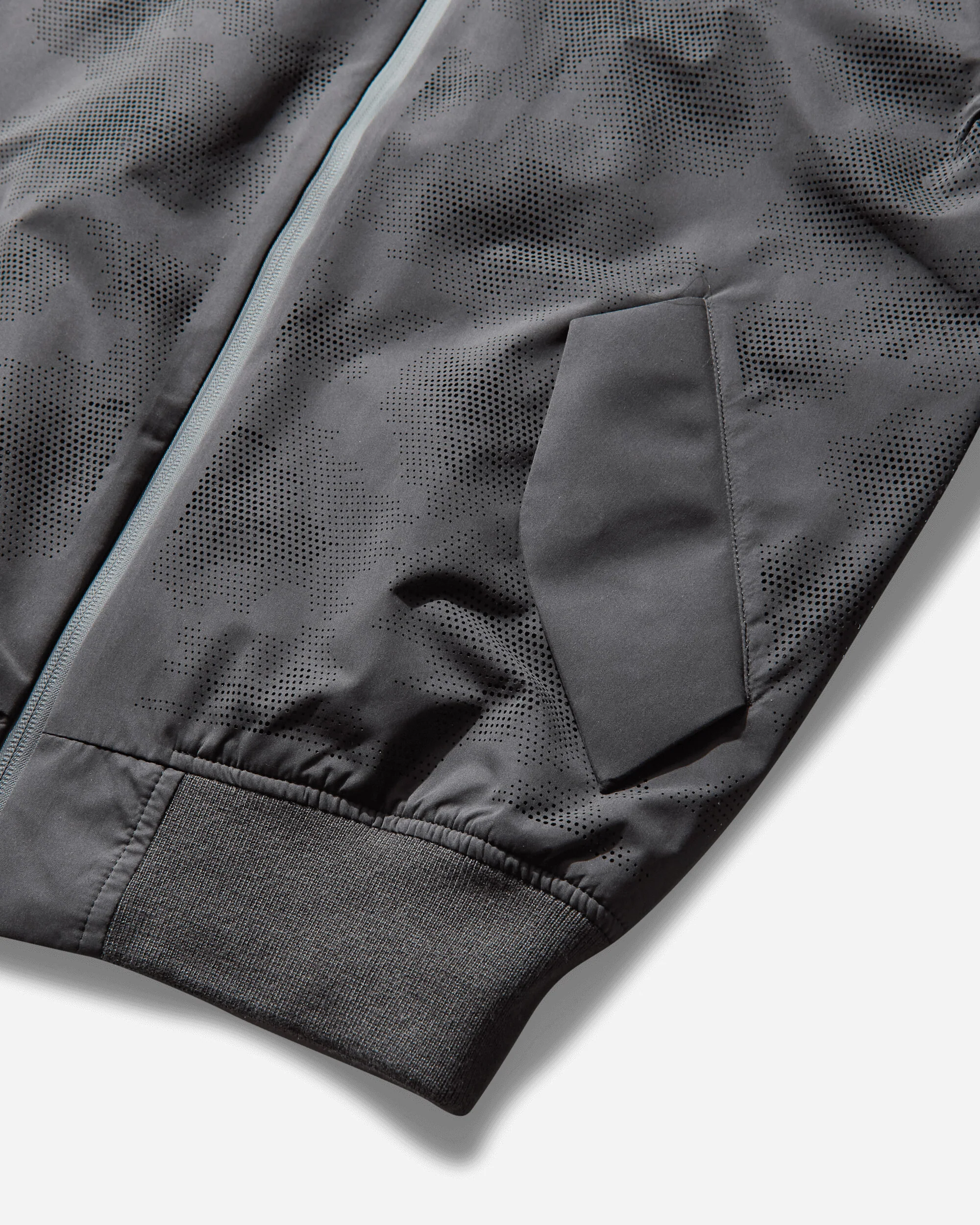 Men's UV L-2B Laser Cut Flight Jacket Charcoal - Image 4