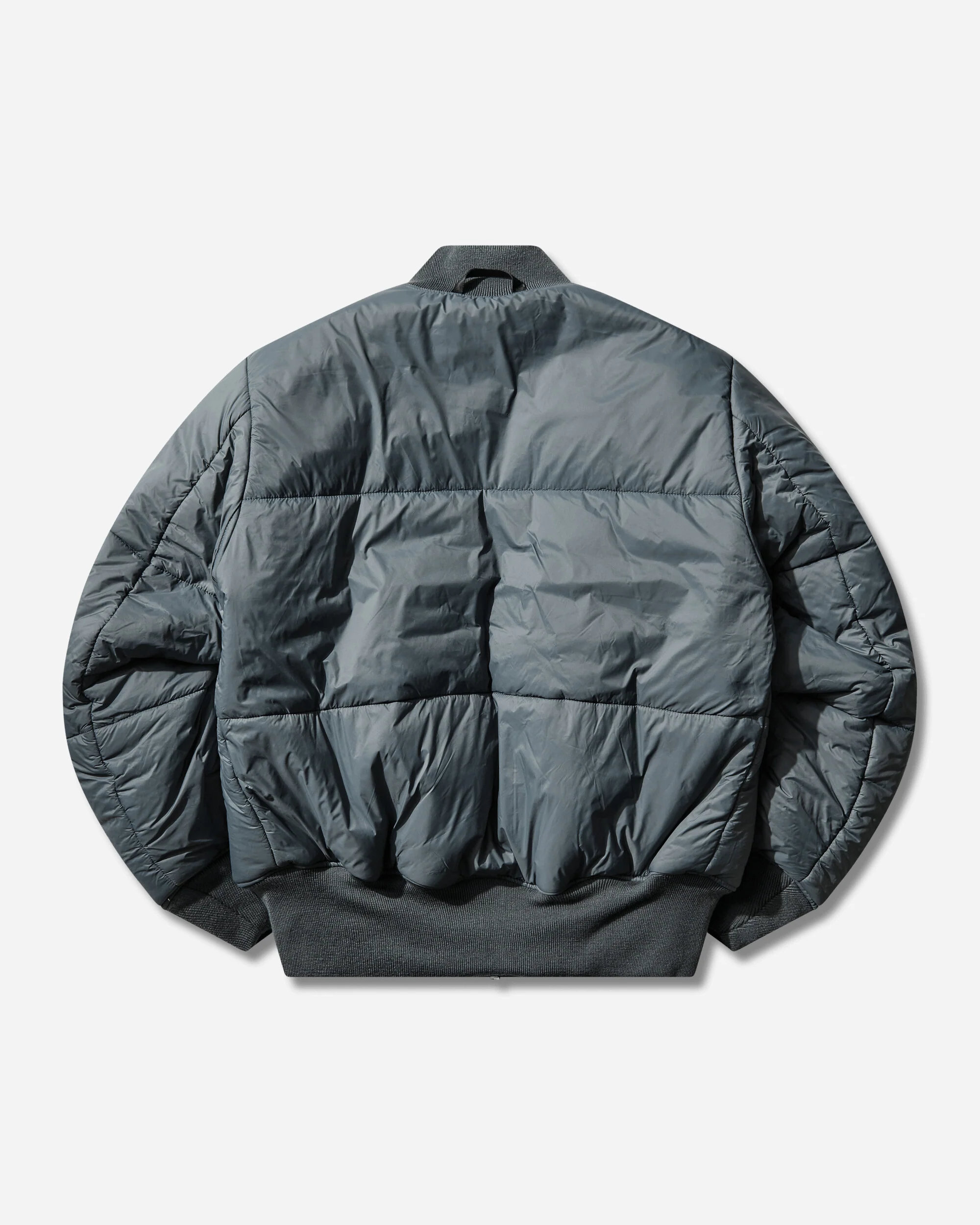 Men's MA-1 Base Flight Bomber Jacket Denim Blue - Image 4