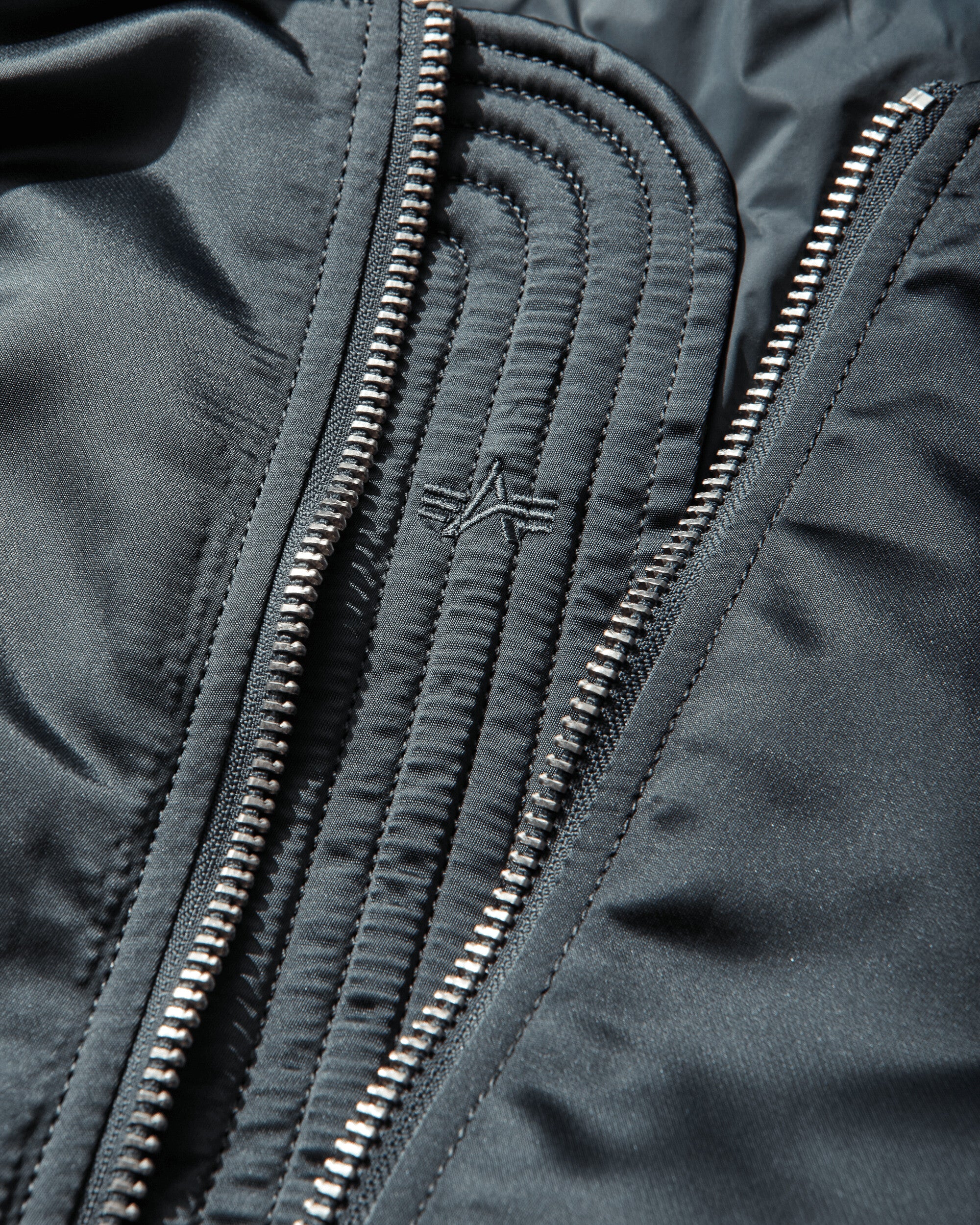 Men's MA-1 Base Flight Bomber Jacket Denim Blue - Image 5