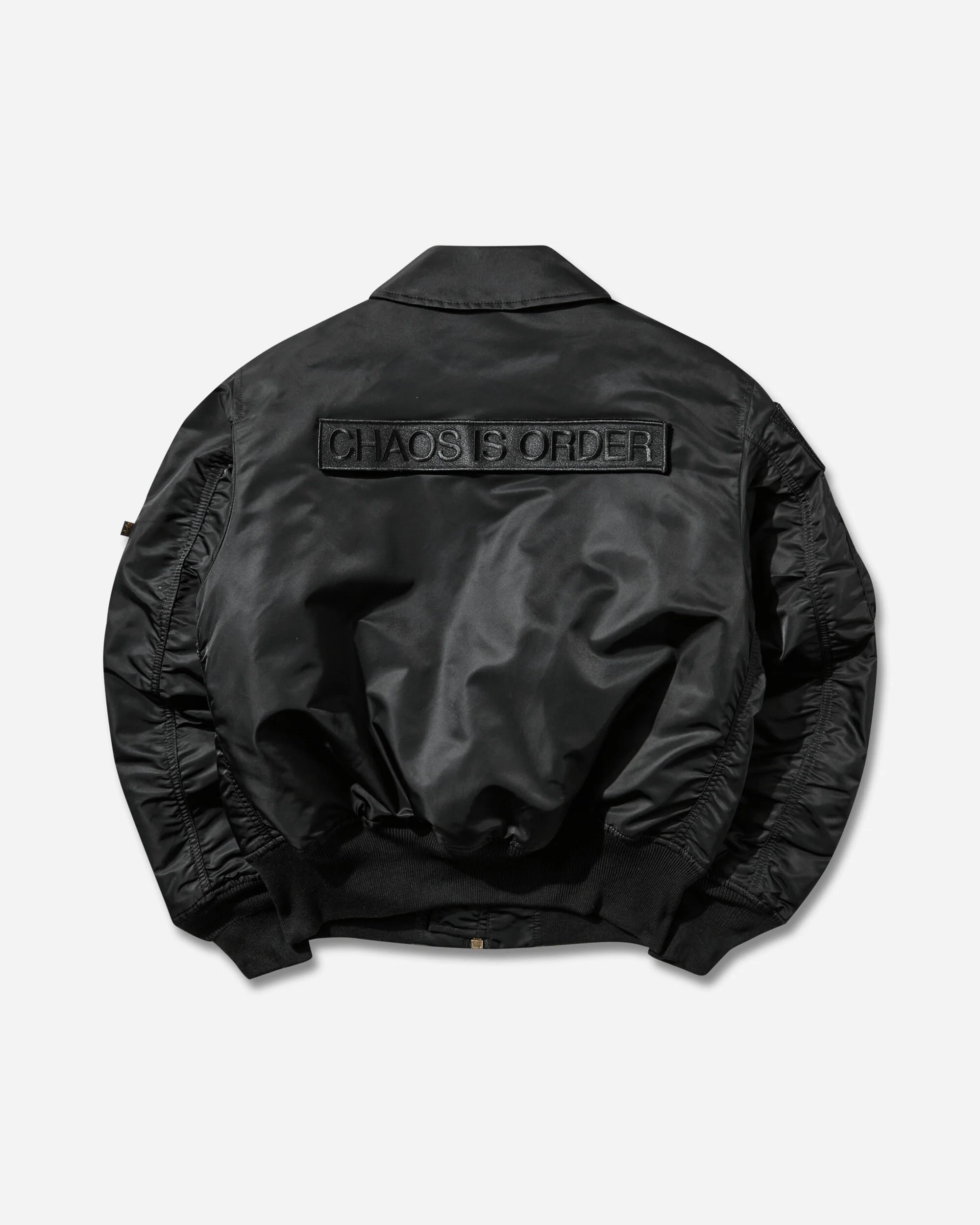 Slam Jam CWU-45 Heritage Bomber Jacket Black - Image 2