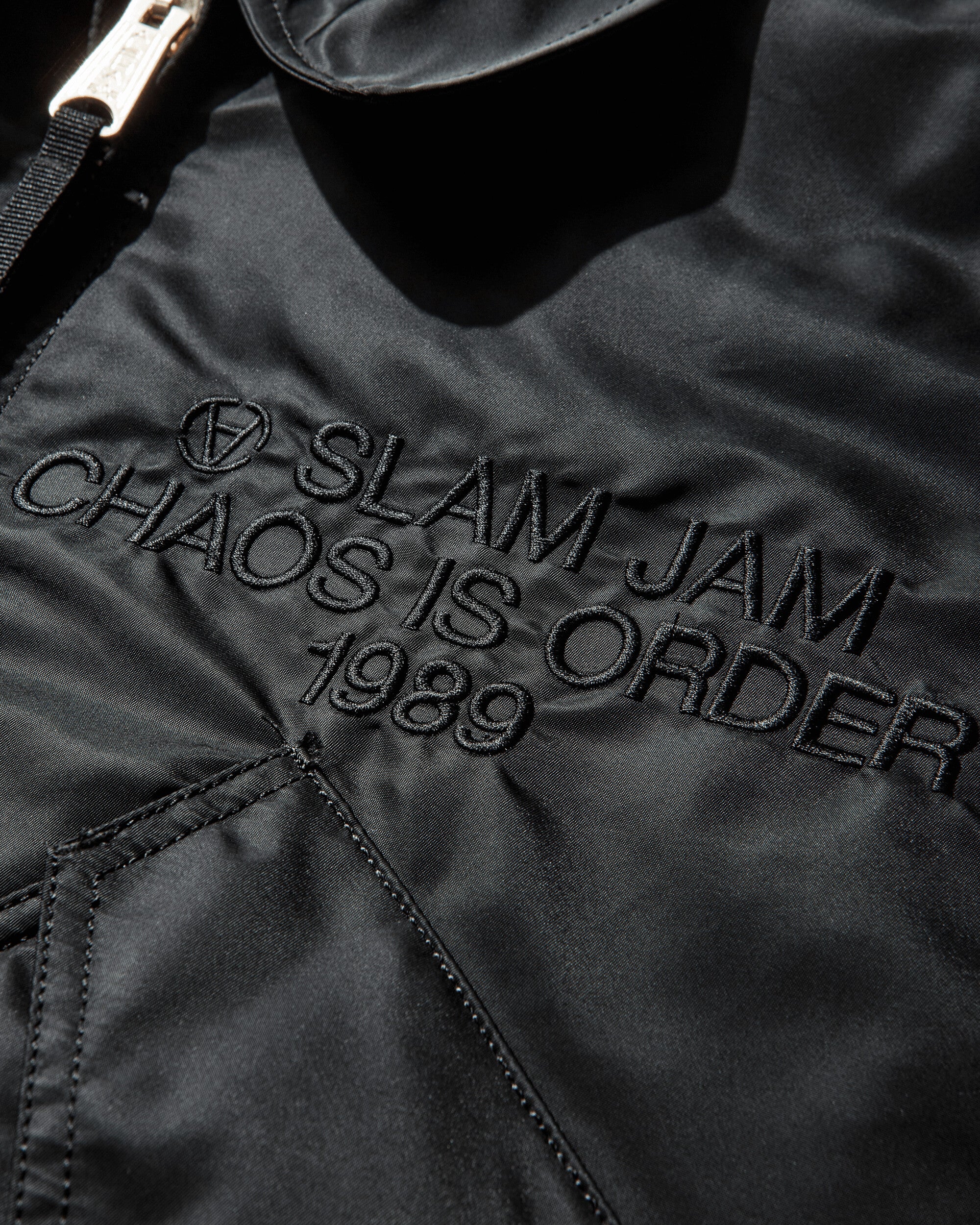 Slam Jam CWU-45 Heritage Bomber Jacket Black - Image 5