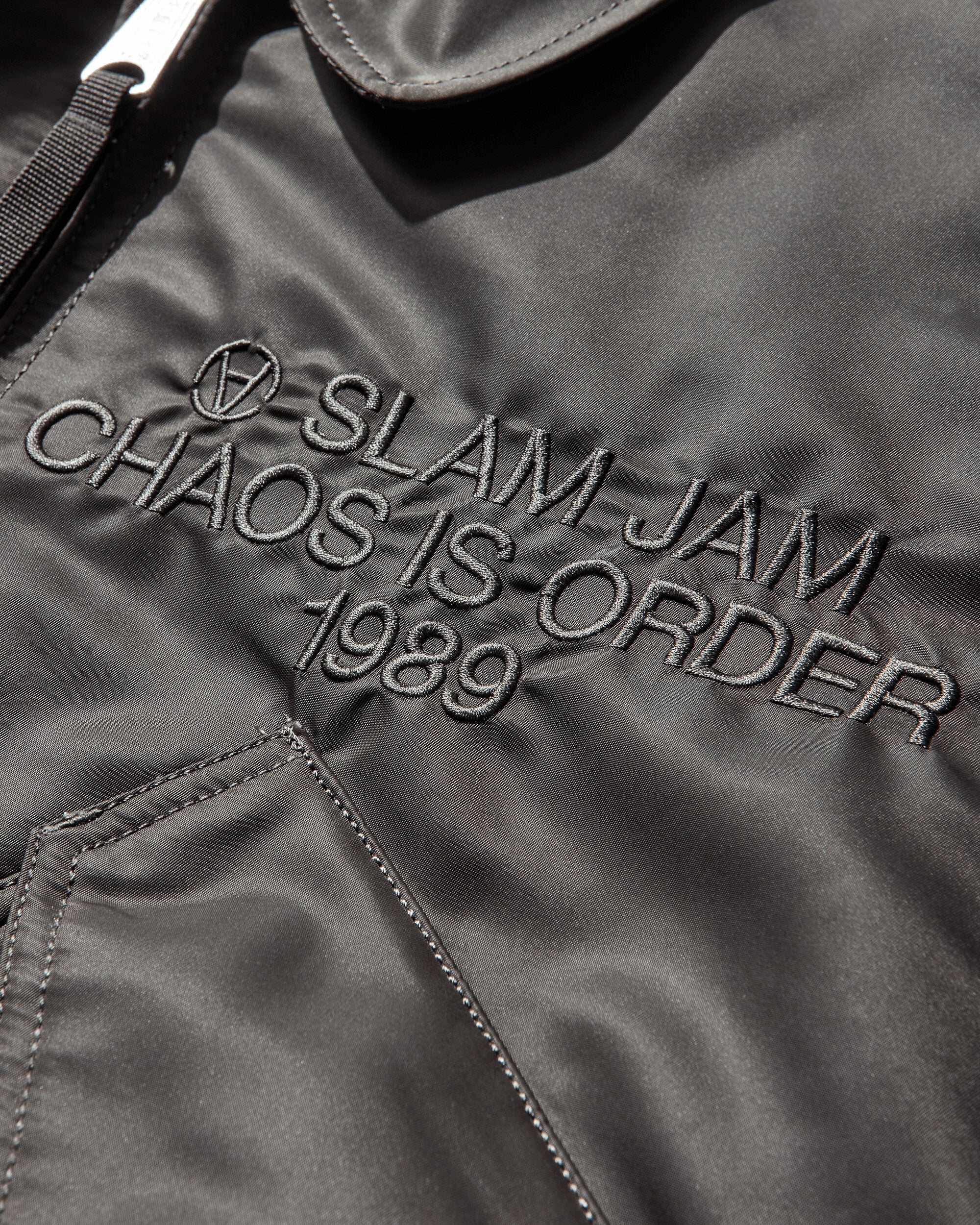 Slam Jam CWU-45 Heritage Bomber Jacket Rep Grey - Image 5