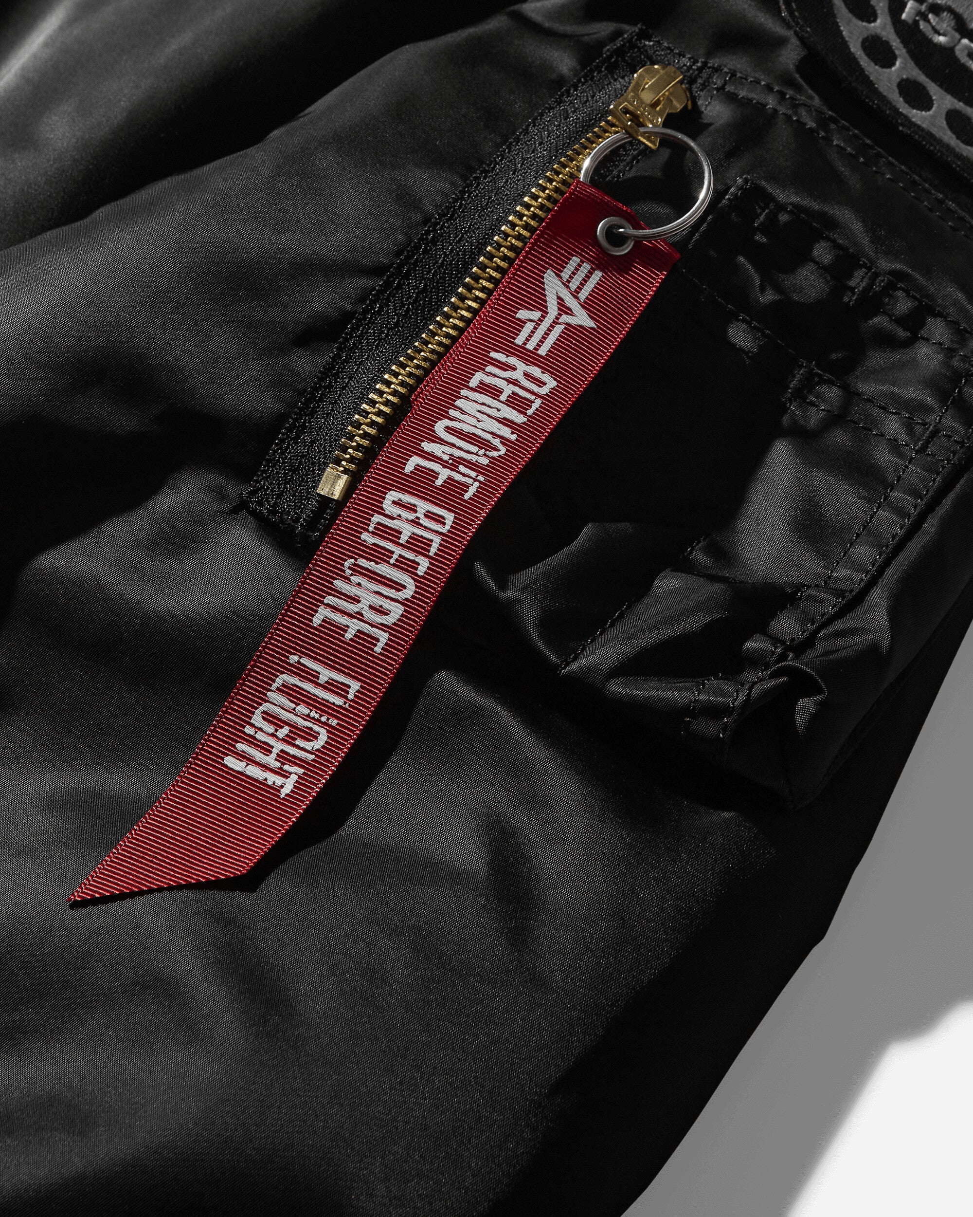 Men's Slam Jam MA-1 Bomber Jacket Black - Image 8