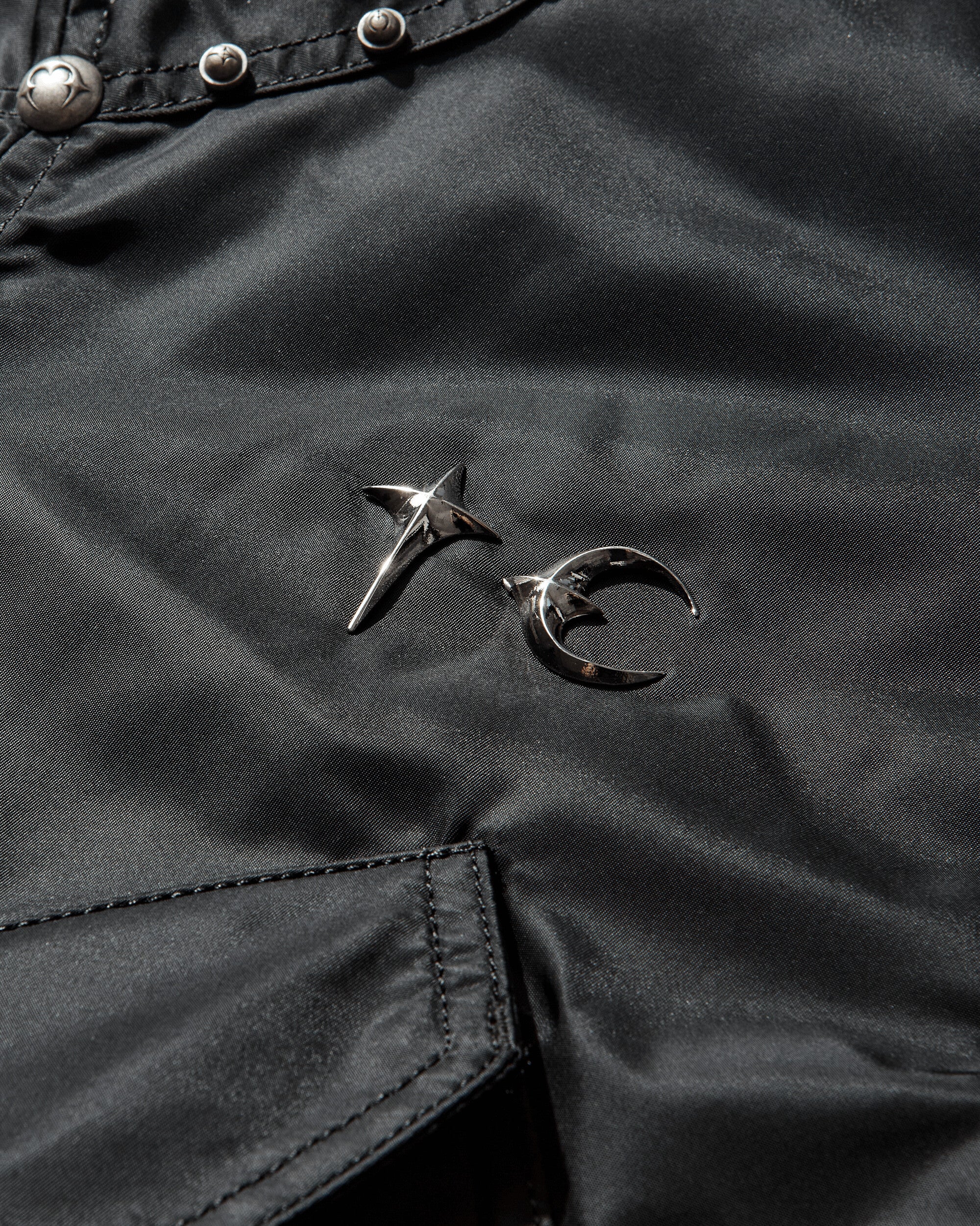 Thug Club CWU 45/P Rivet Flight Jacket Black - Image 3