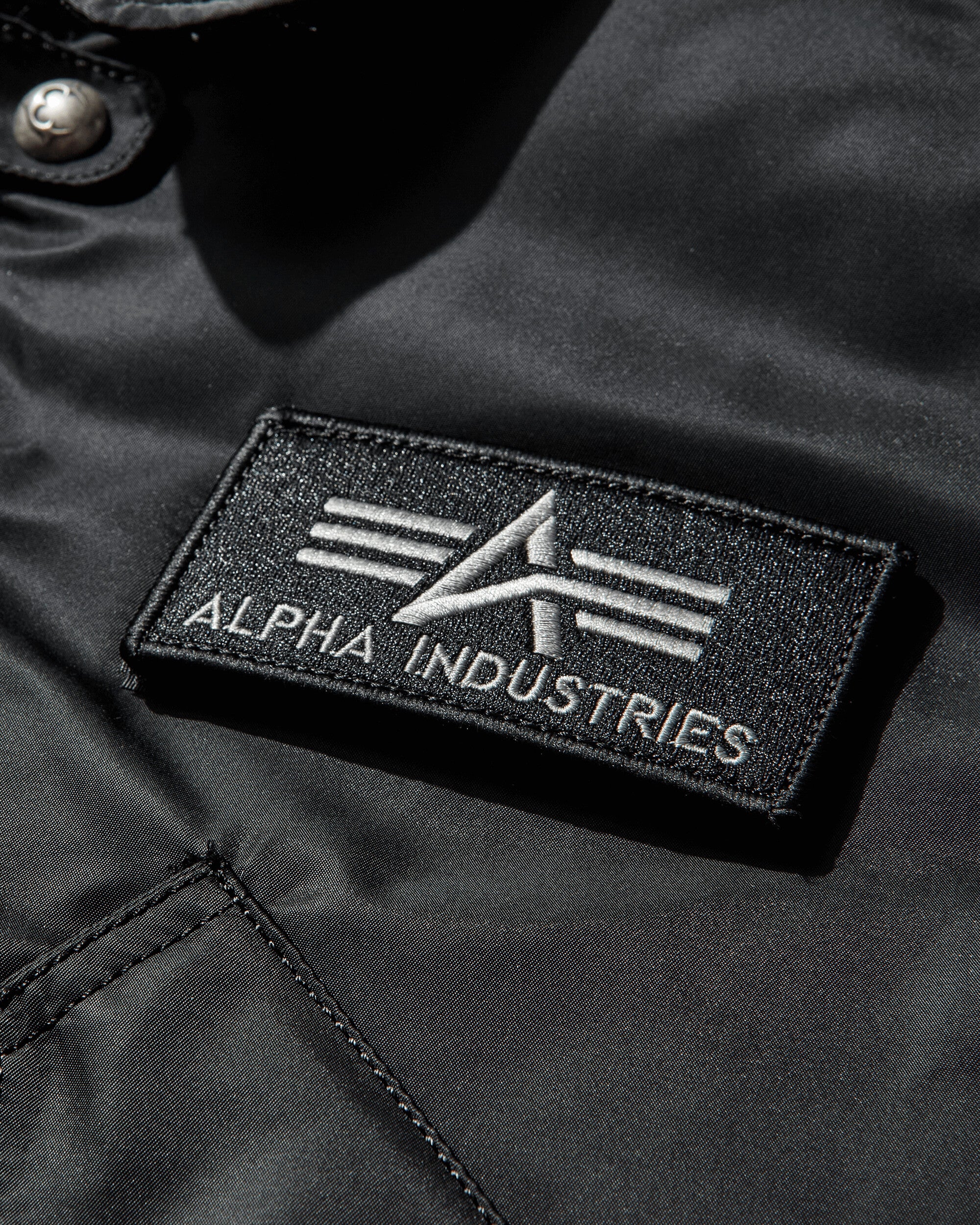 Thug Club CWU 45/P Rivet Flight Jacket Black - Image 4