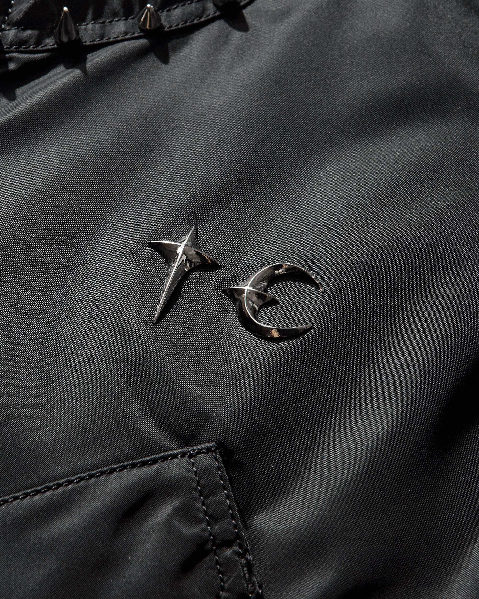 Thug Club CWU 45/P Spike Flight Jacket Black - Image 3