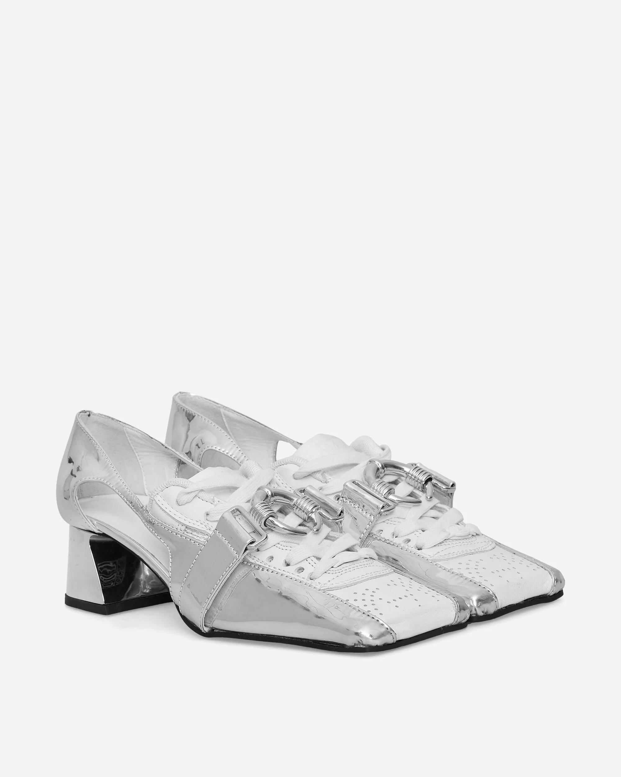 Olga Loafers White / Chrome - Image 3