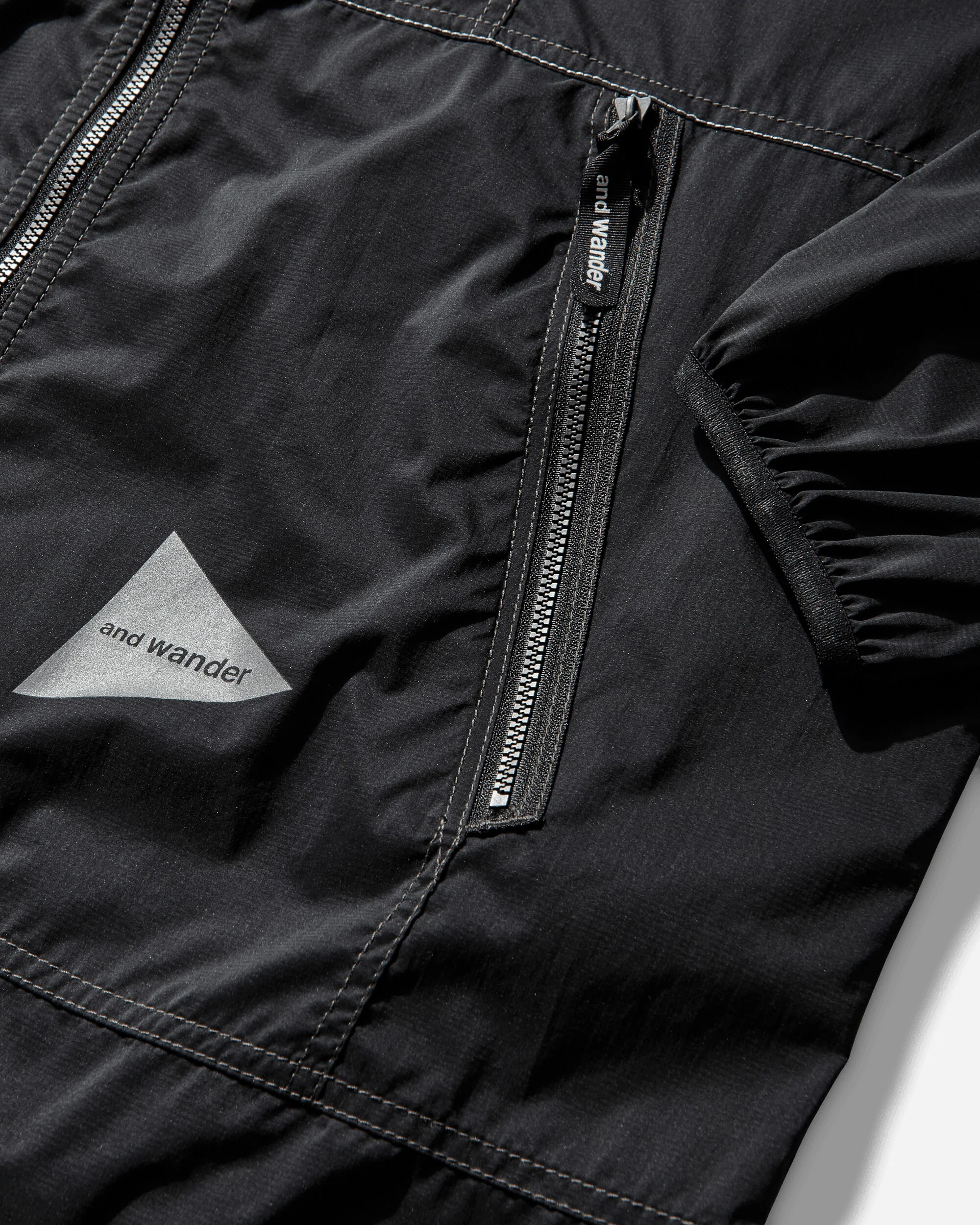 Men's PERTEX Wind Jacket Black - Image 3