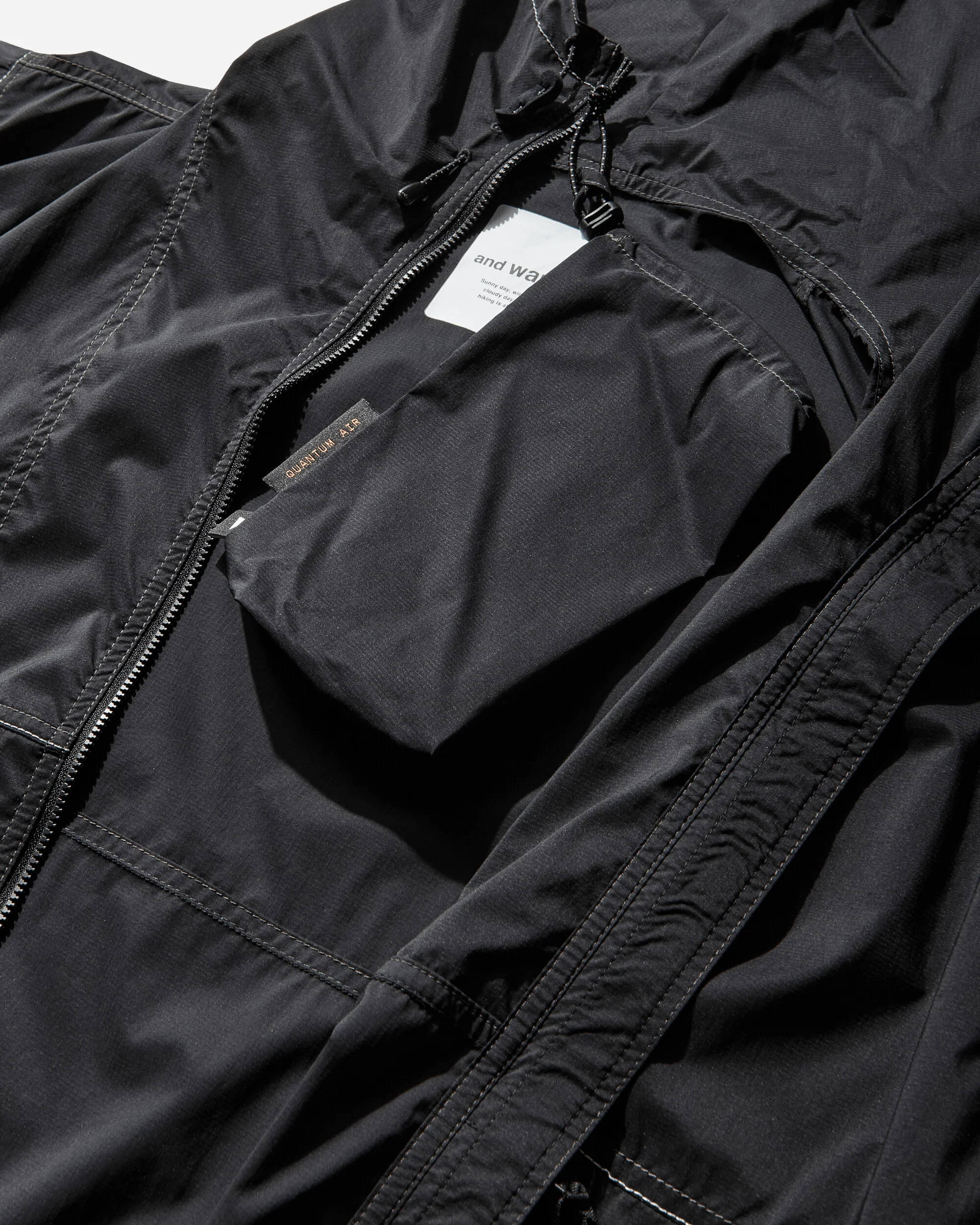 Men's PERTEX Wind Jacket Black - Image 4