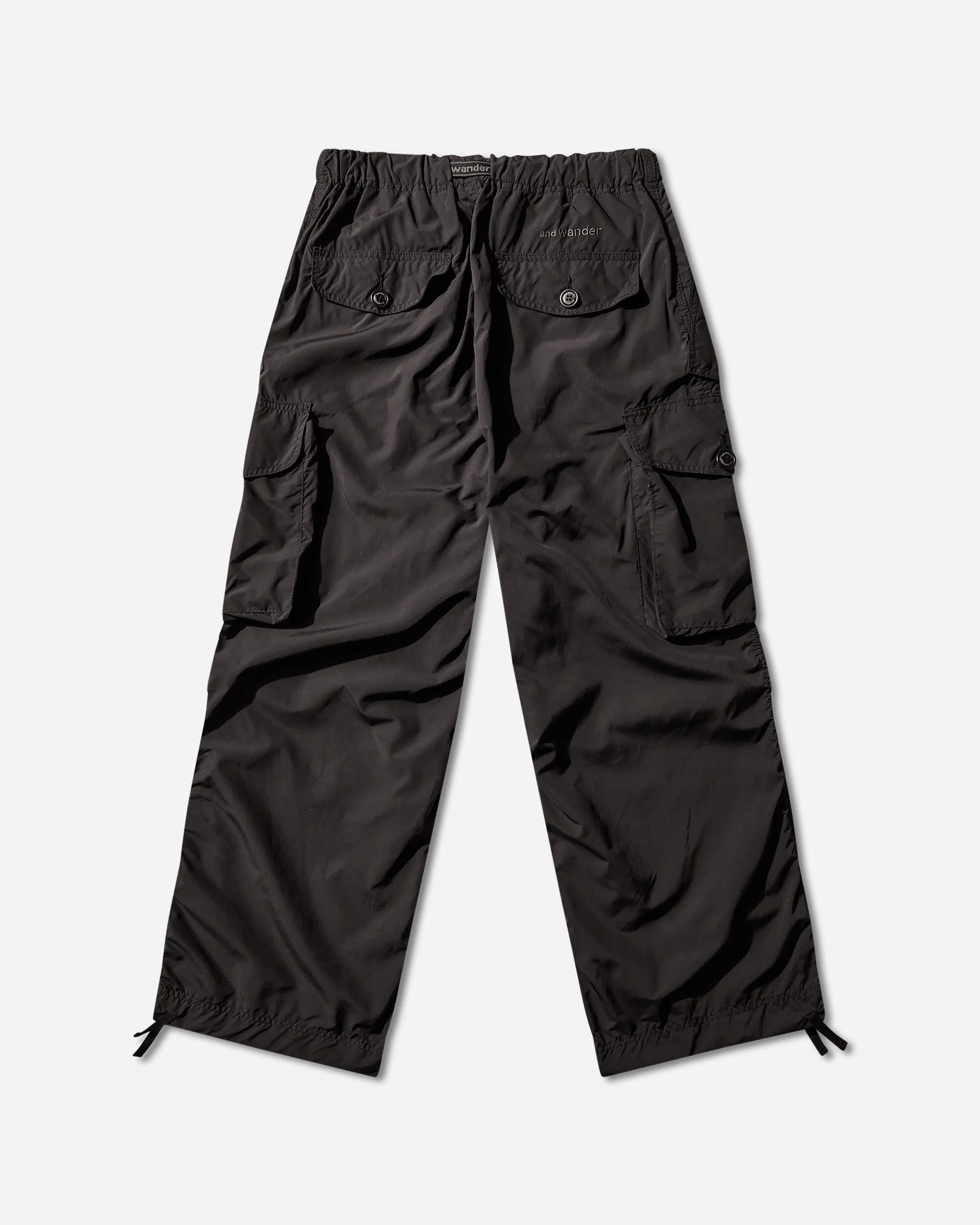 Men's Oversized Cargo Pants Black - Image 2