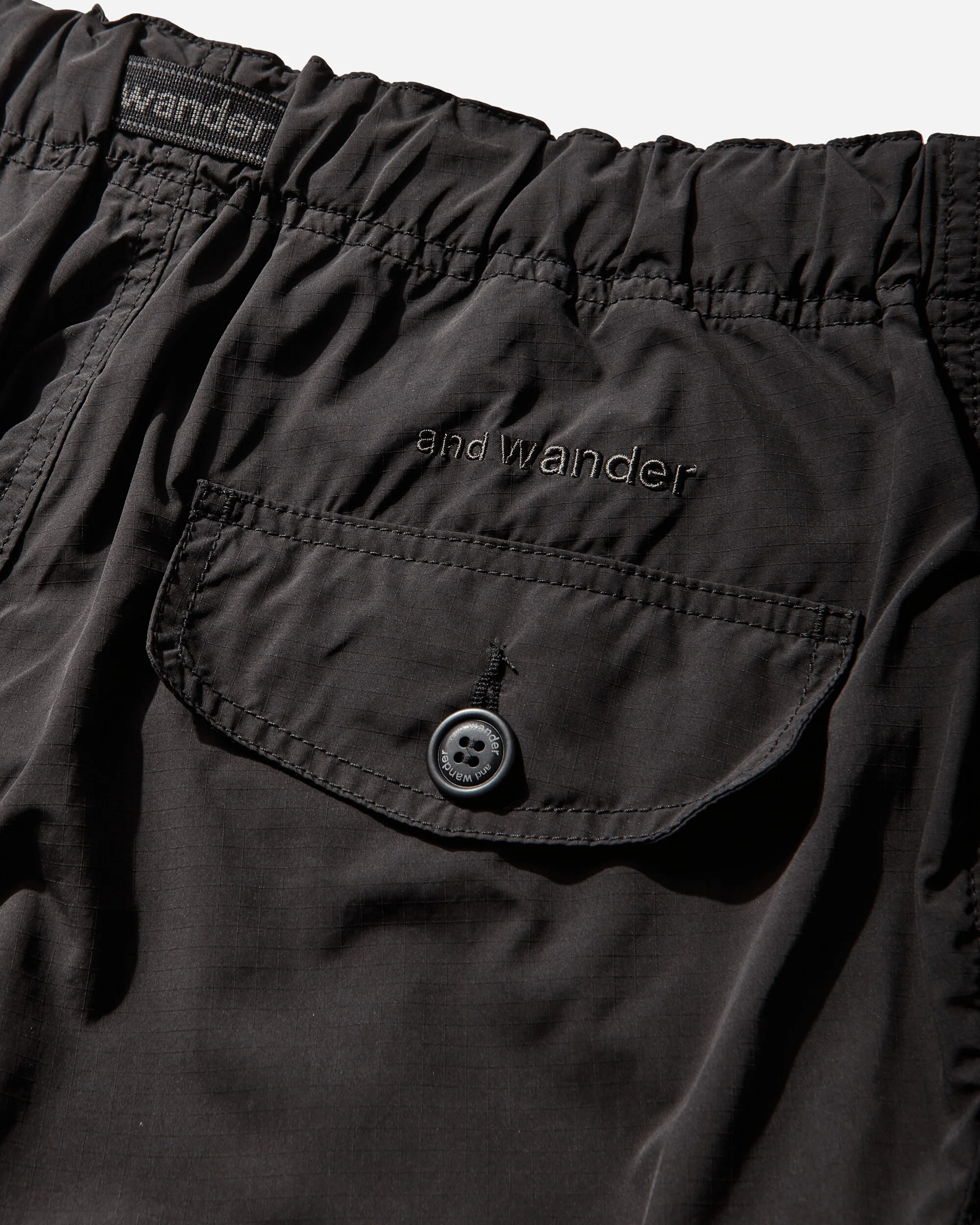 Men's Oversized Cargo Pants Black - Image 3