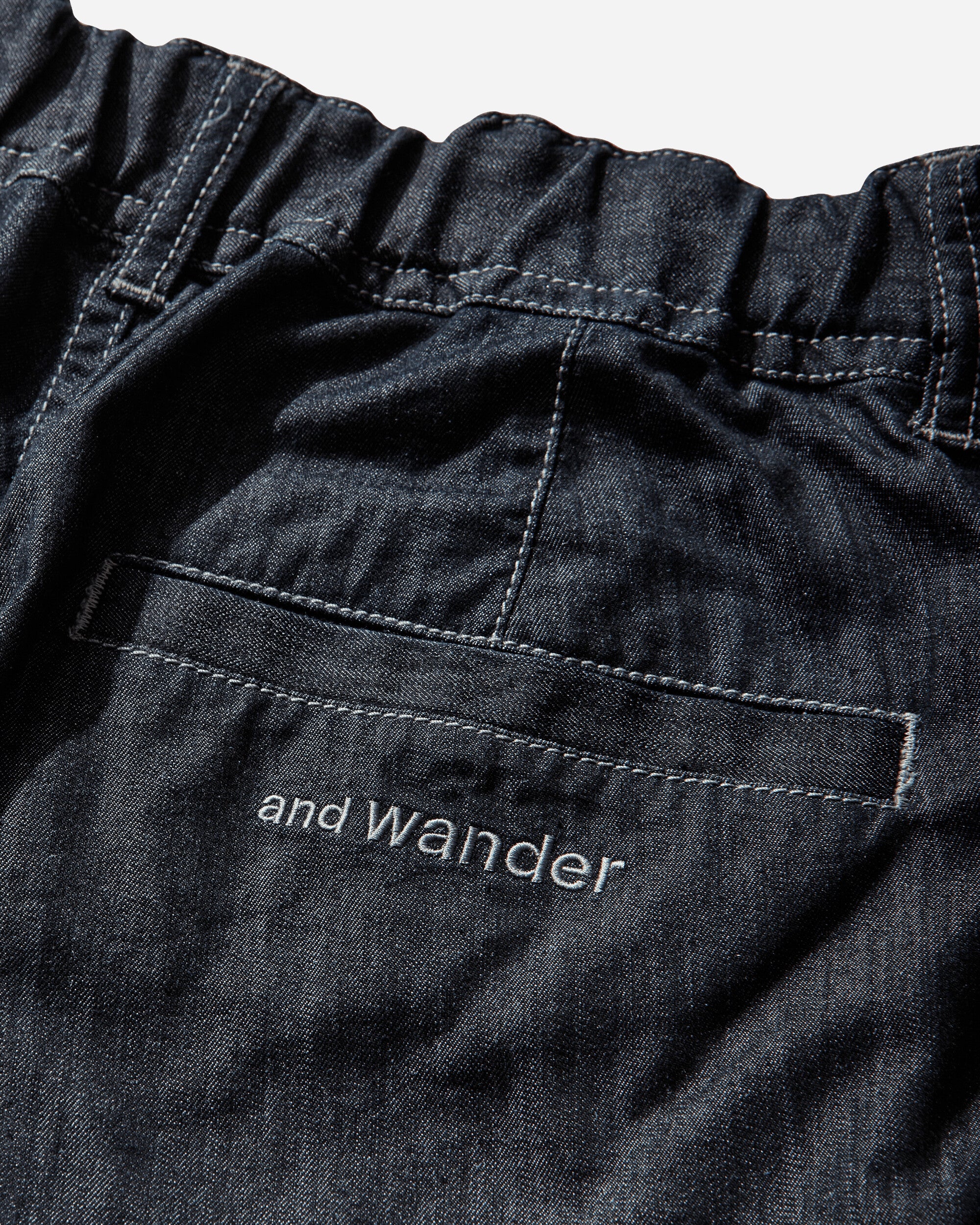 Men's Dry Easy Denim Wide Pants Navy - Image 4