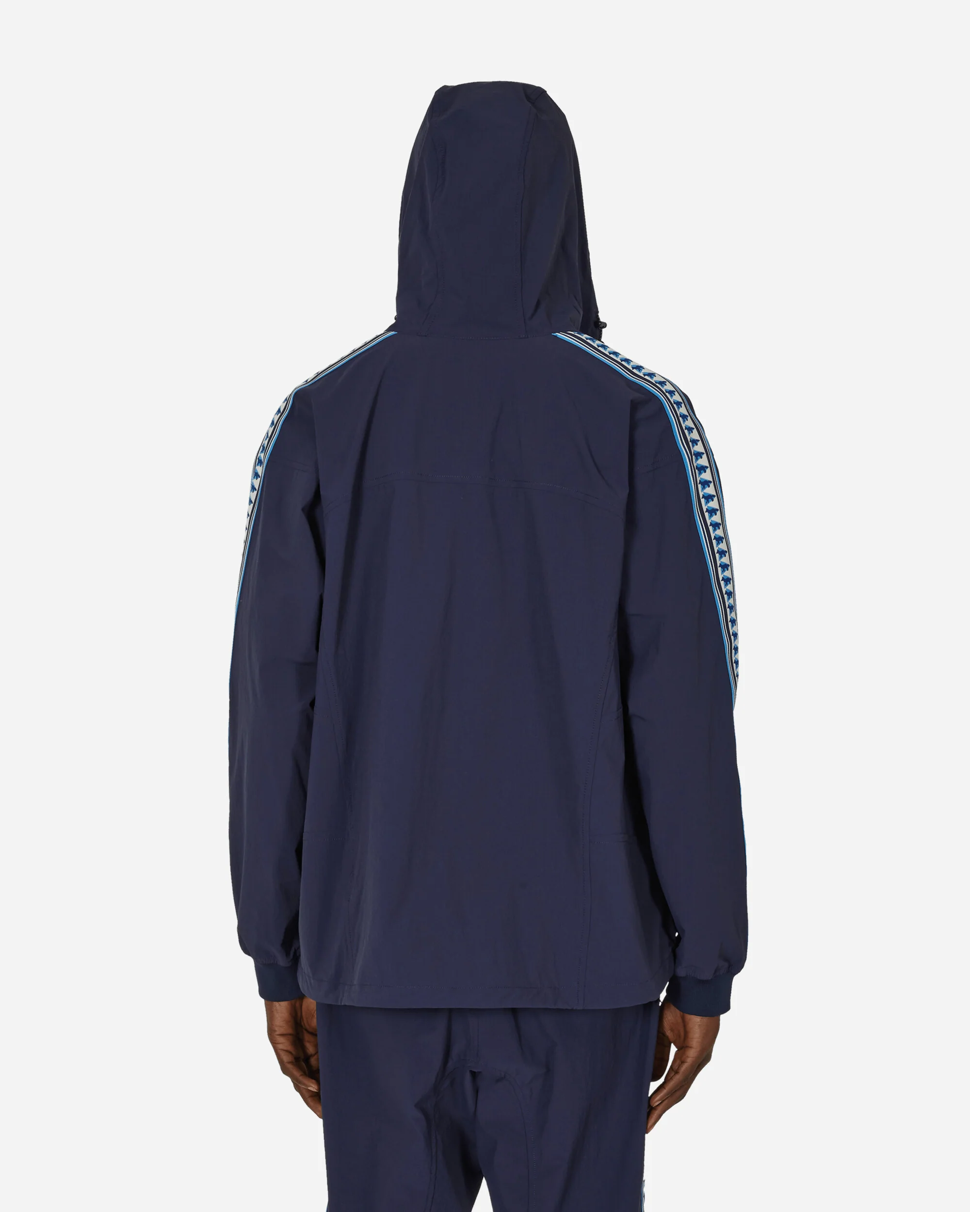 Maison Kitsuné Trak Hoodie Navy - Image 3