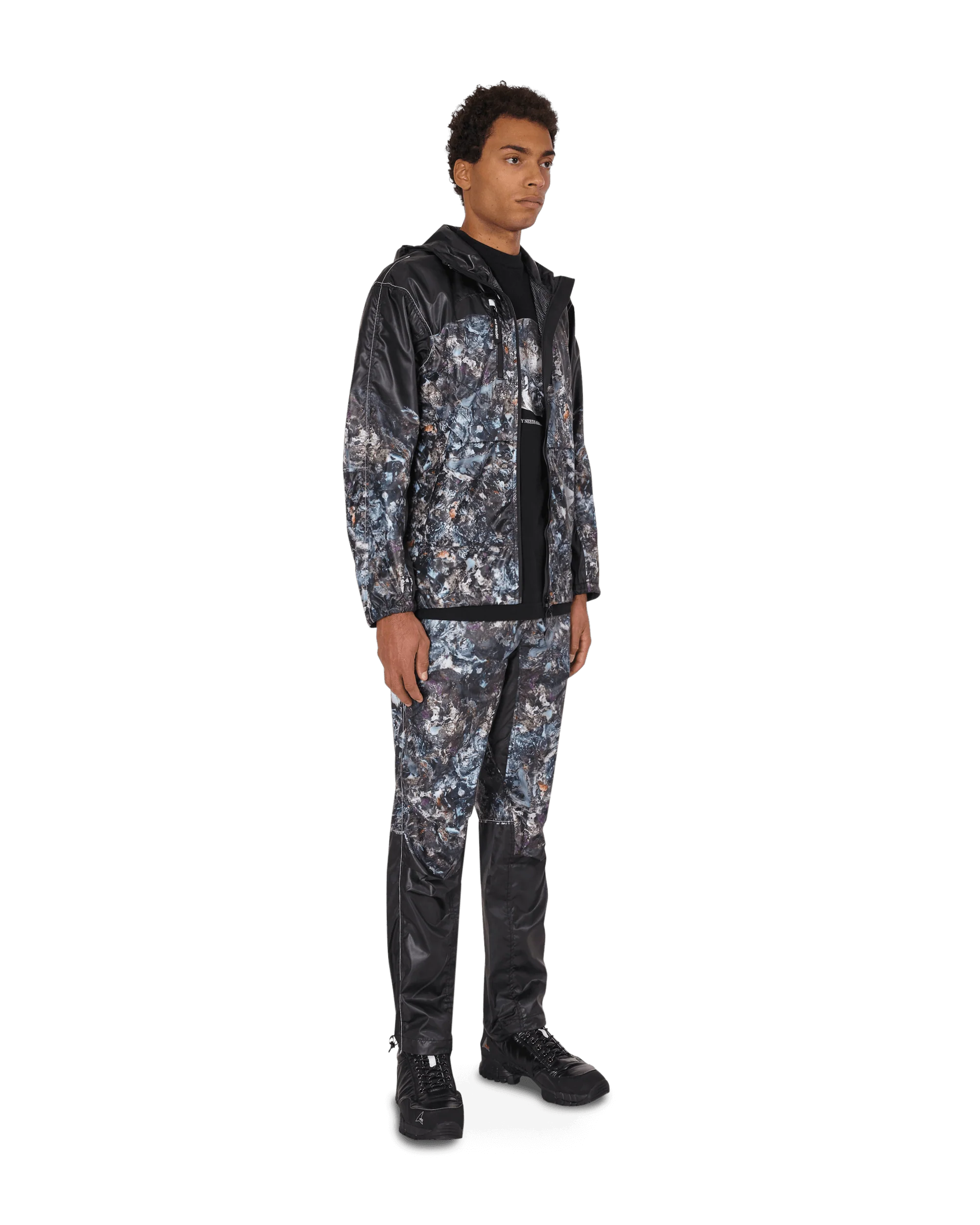 Stone Printed Ripstop Pants Black - Image 5