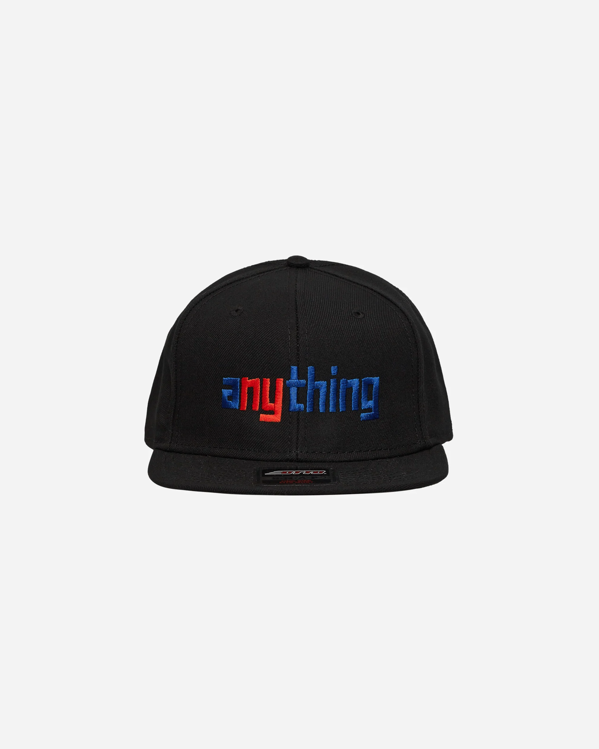 Speedball Logo Flat Brim Hat Black - Image 2