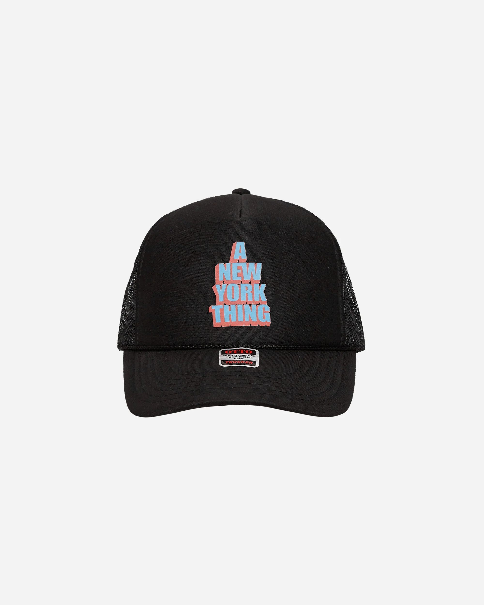 Stacked Trucker Hat Black - Image 2