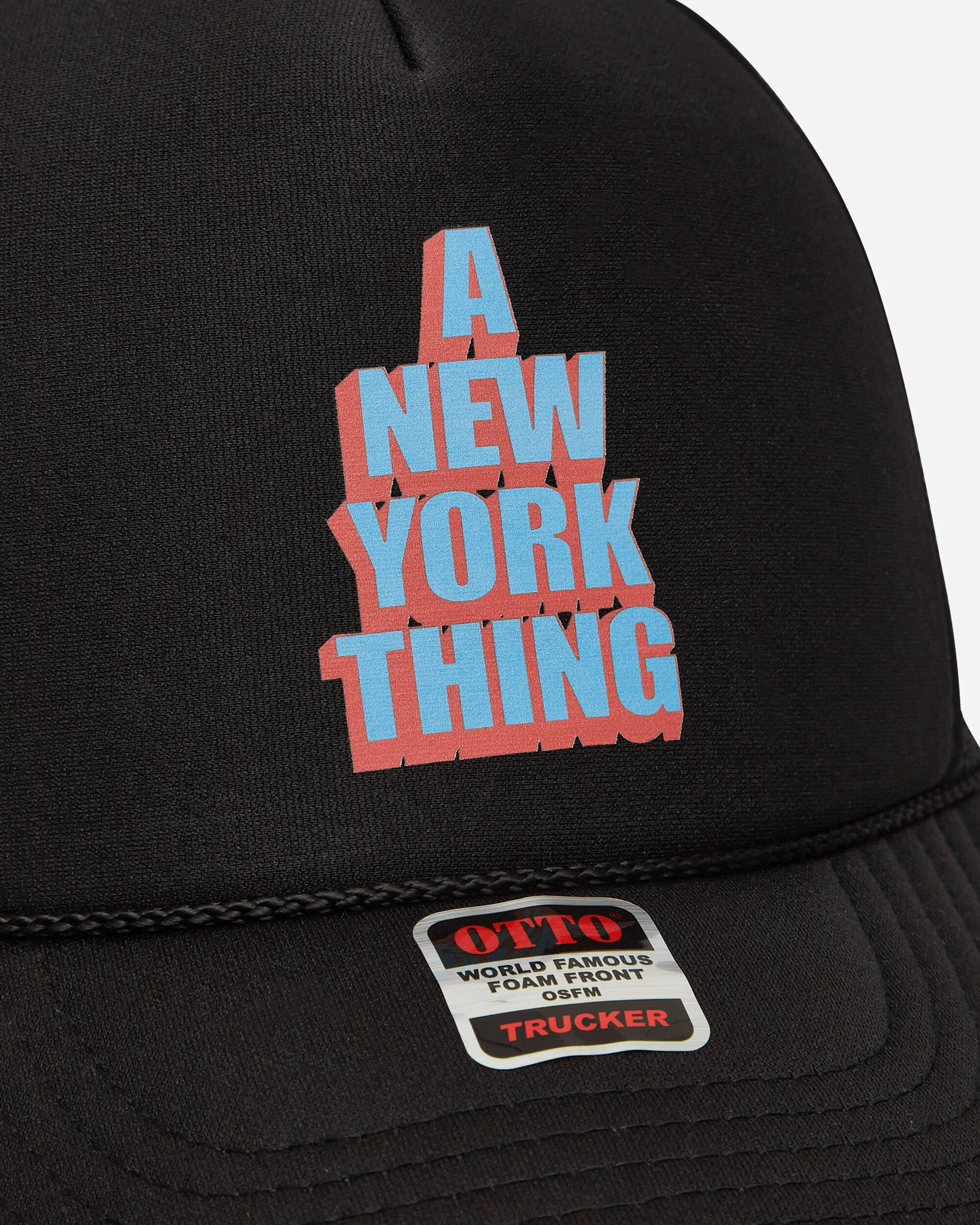Stacked Trucker Hat Black - Image 6