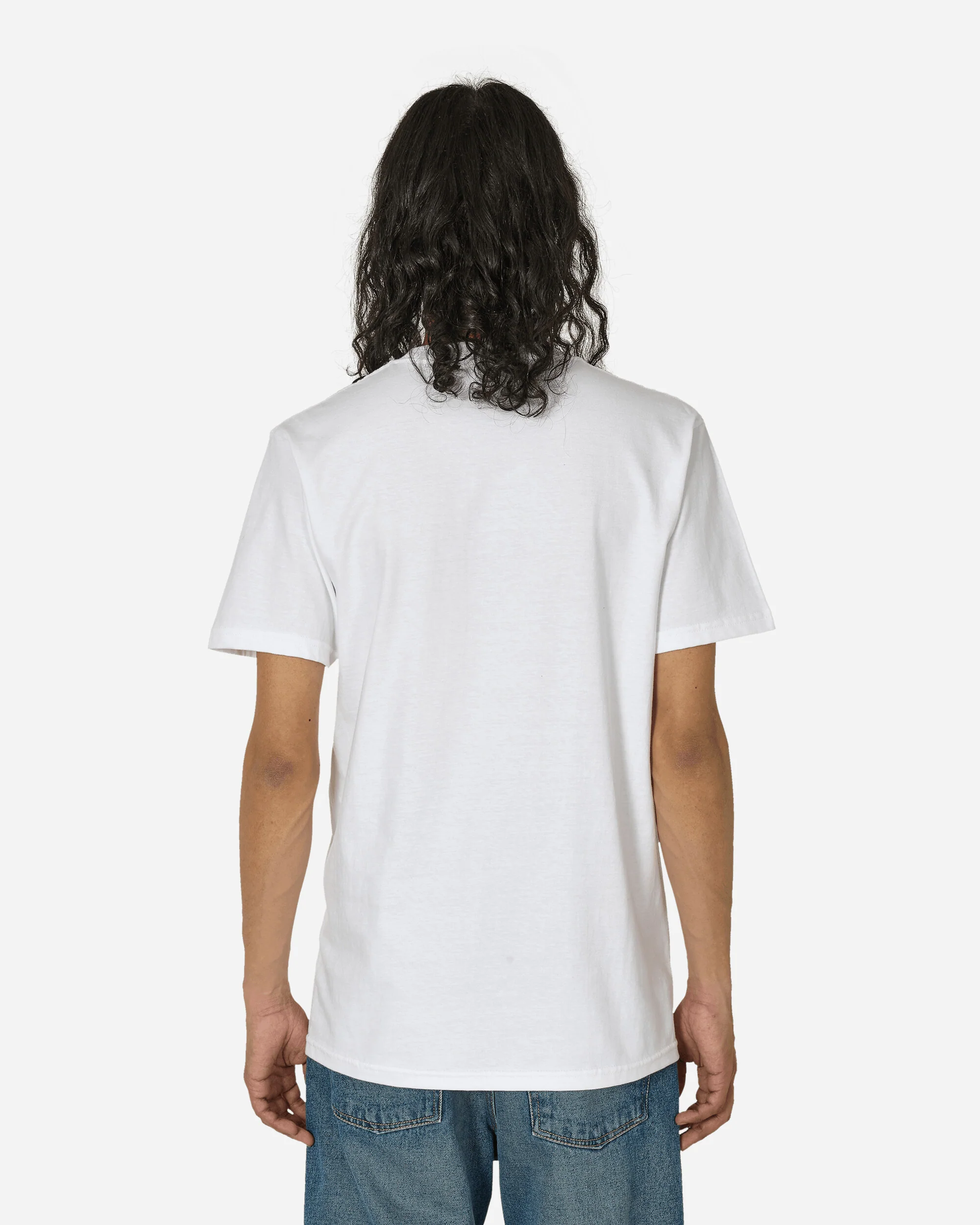 Curved Logo T-Shirt White / Green - Image 3