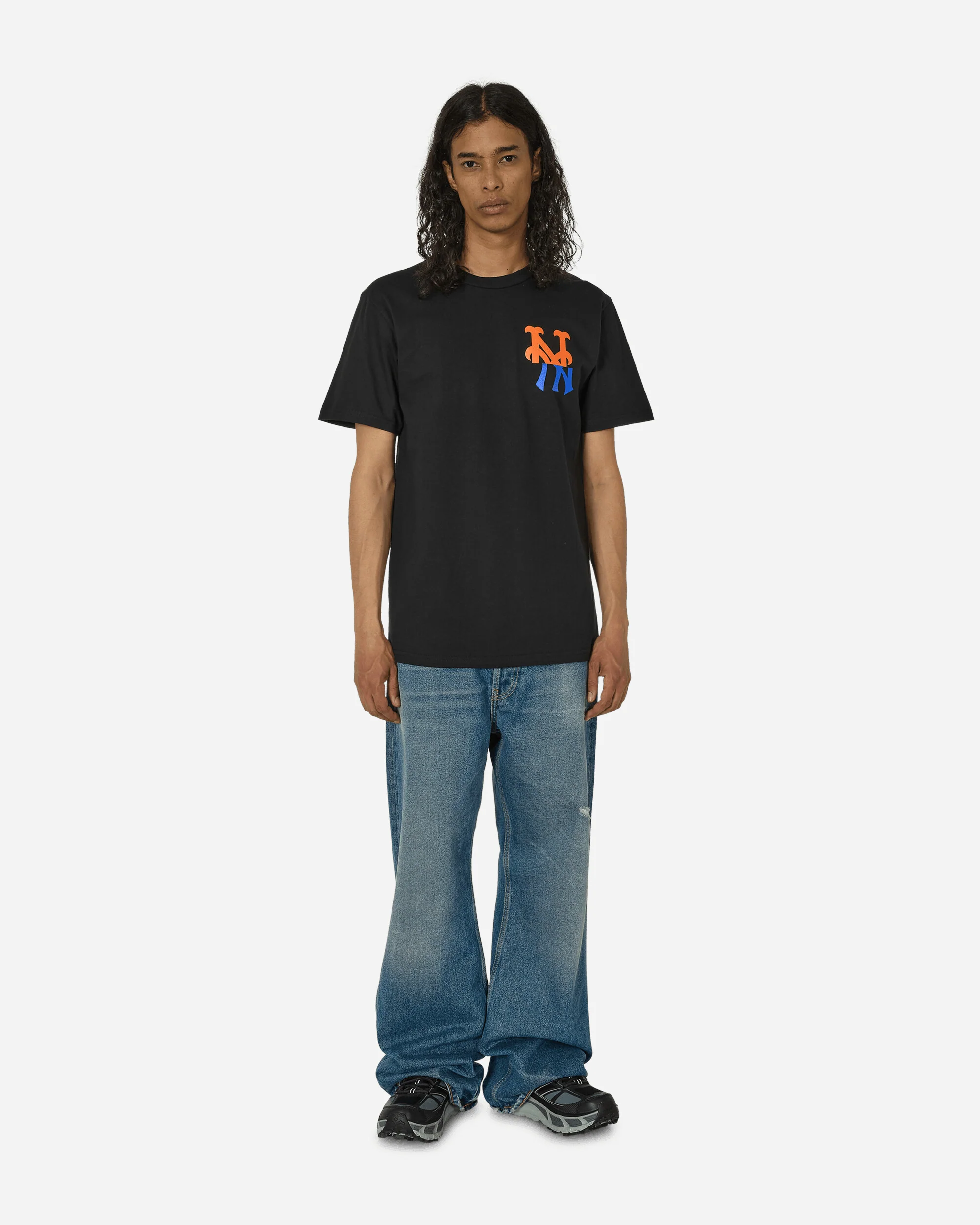 Mets Logo T-Shirt Black - Image 4