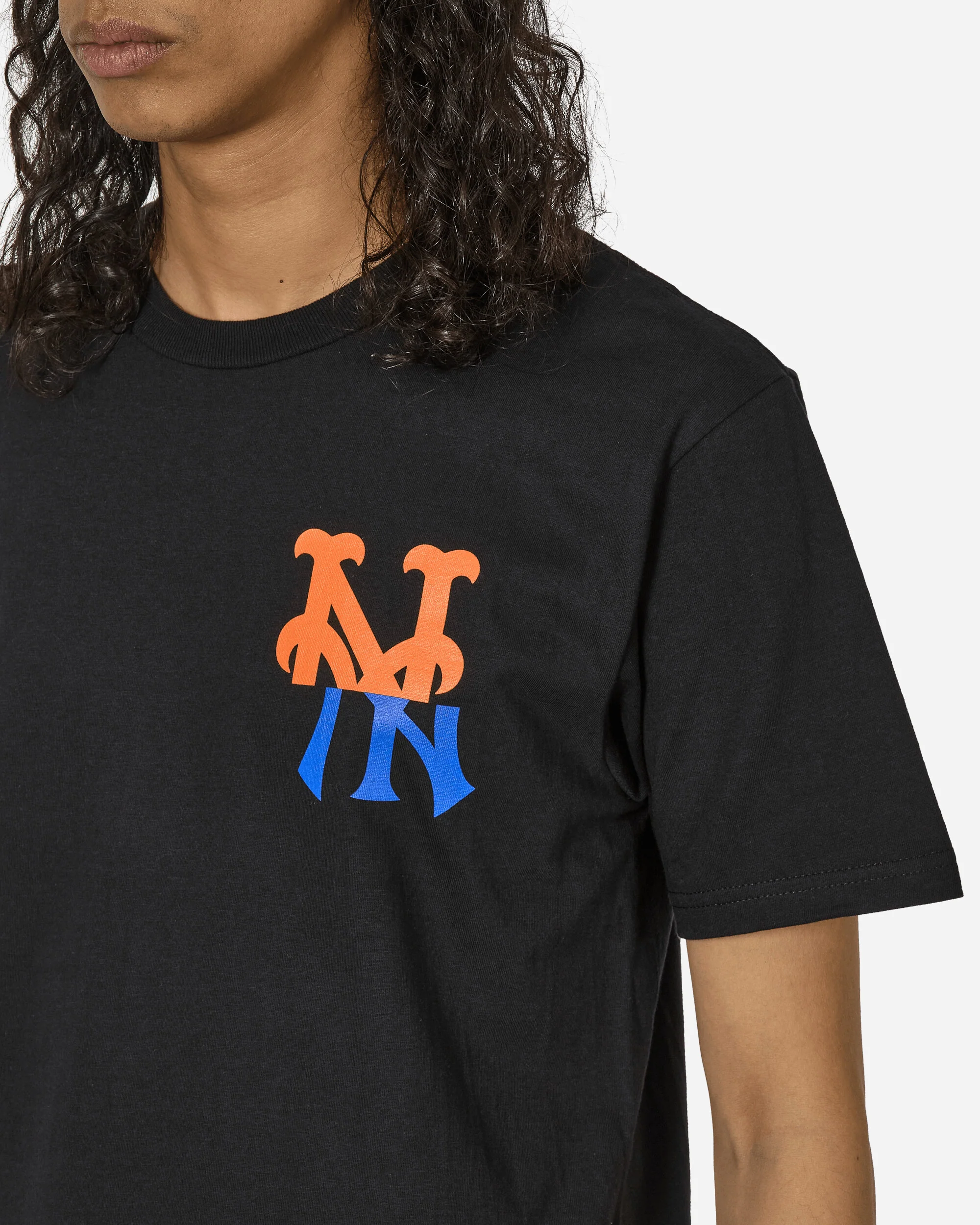 Mets Logo T-Shirt Black - Image 5