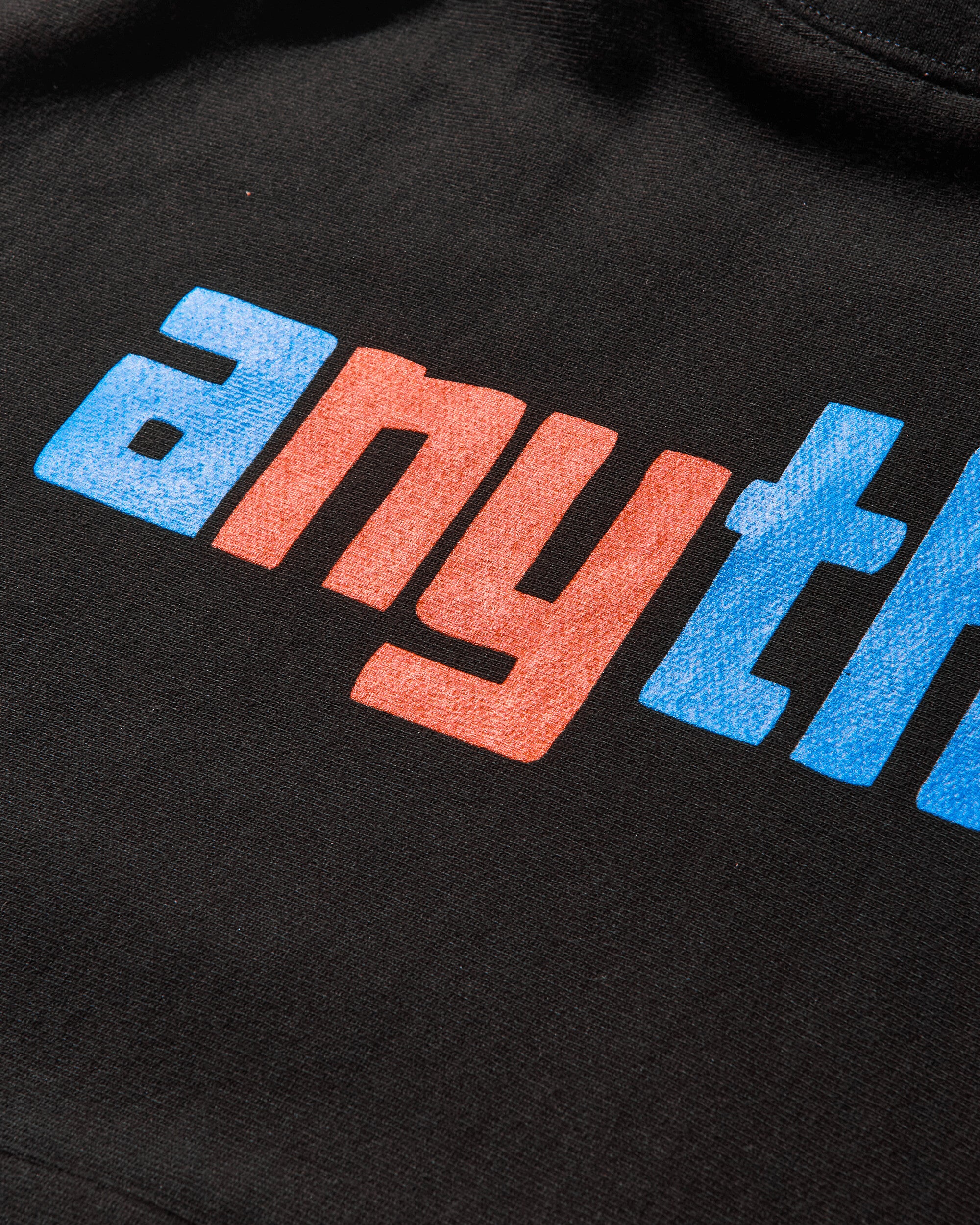 Men's Speedball Logo Hoodie Black - Image 3