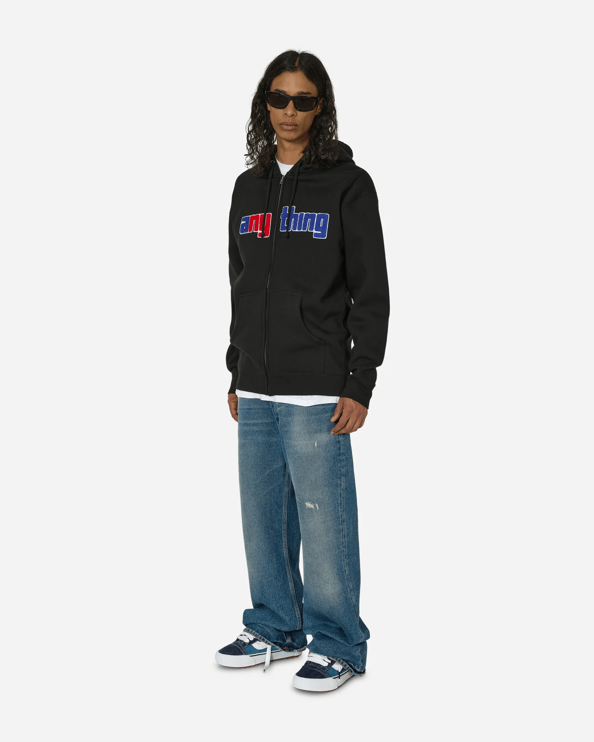 Speedball Logo Zip-Up Hoodie Black - Image 4