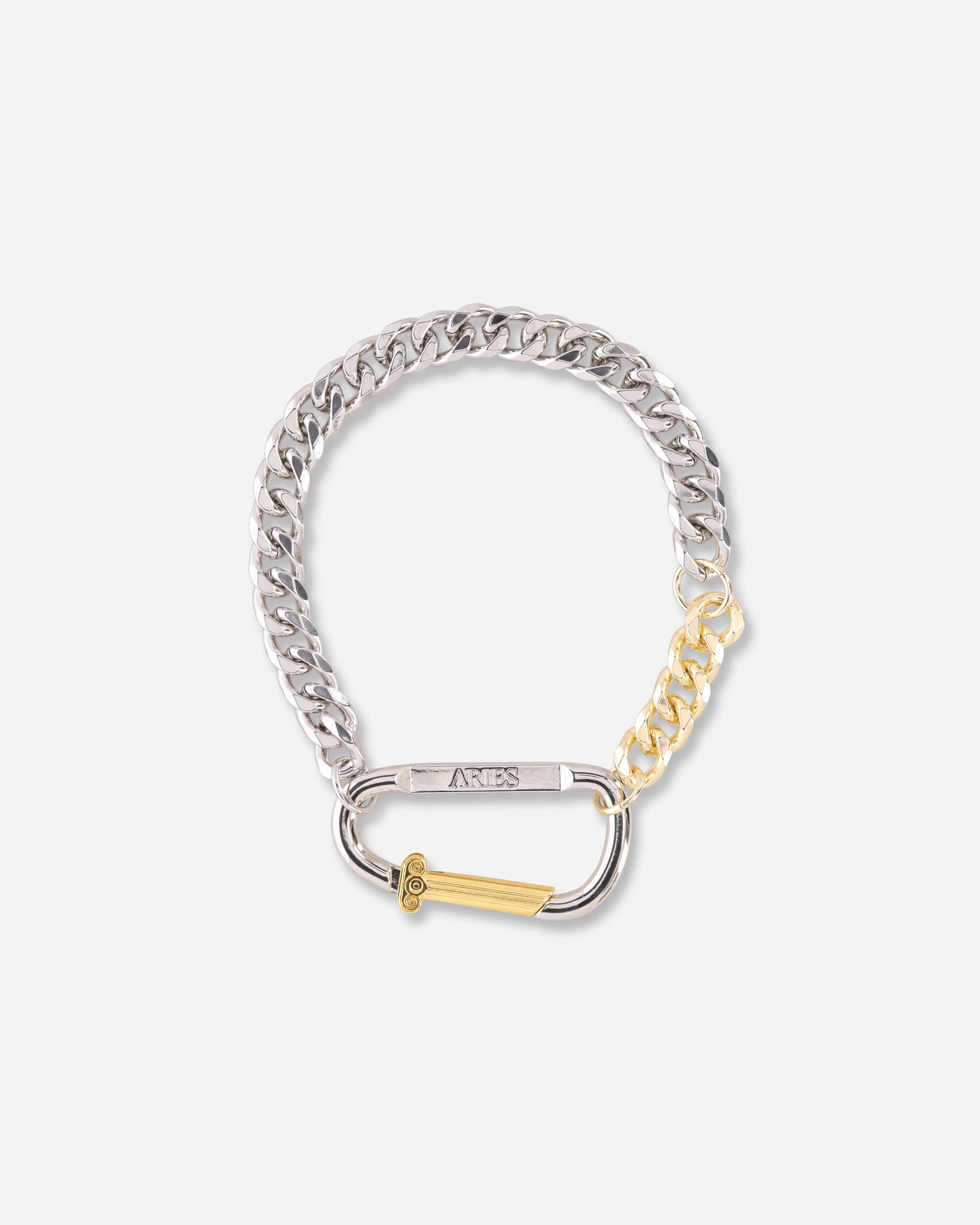 Column Carabiner Necklace Silver - Image 2