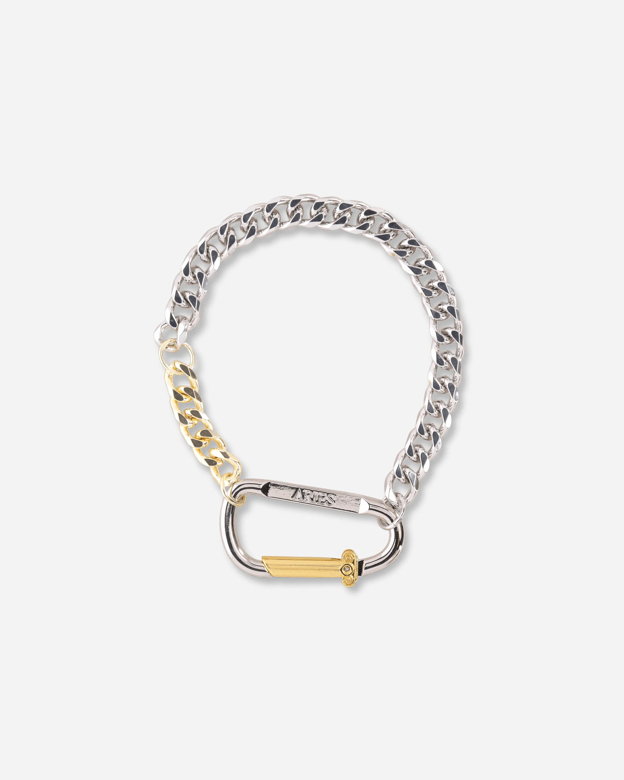 Column Carabiner Necklace Silver - Image 3