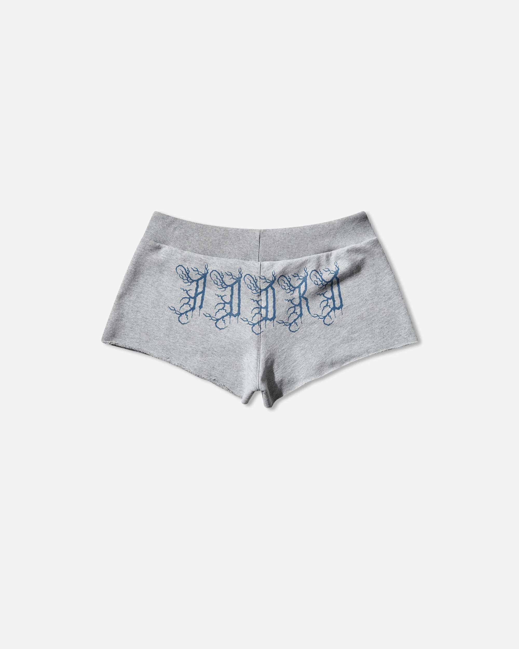 Women's Adoro Aries Booty Shorts Grey Marl - Image 2
