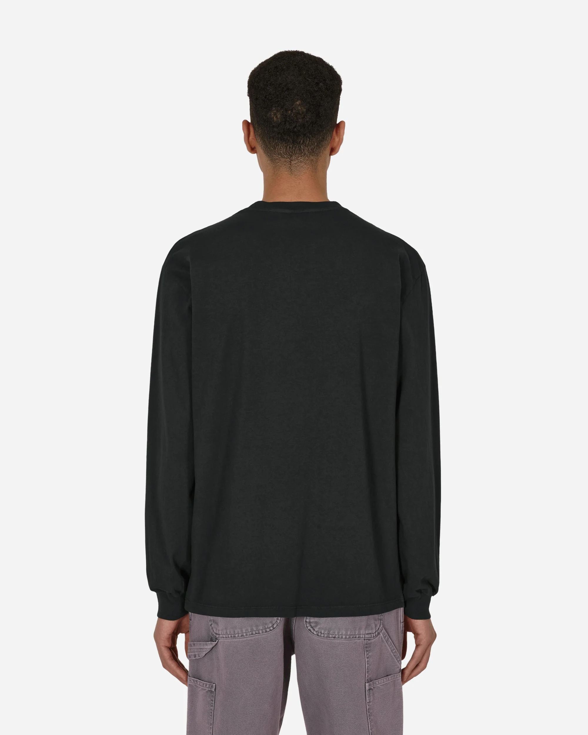 Slam Jam Exclusive Column Circle Longsleeve T-Shirt Black - Image 3
