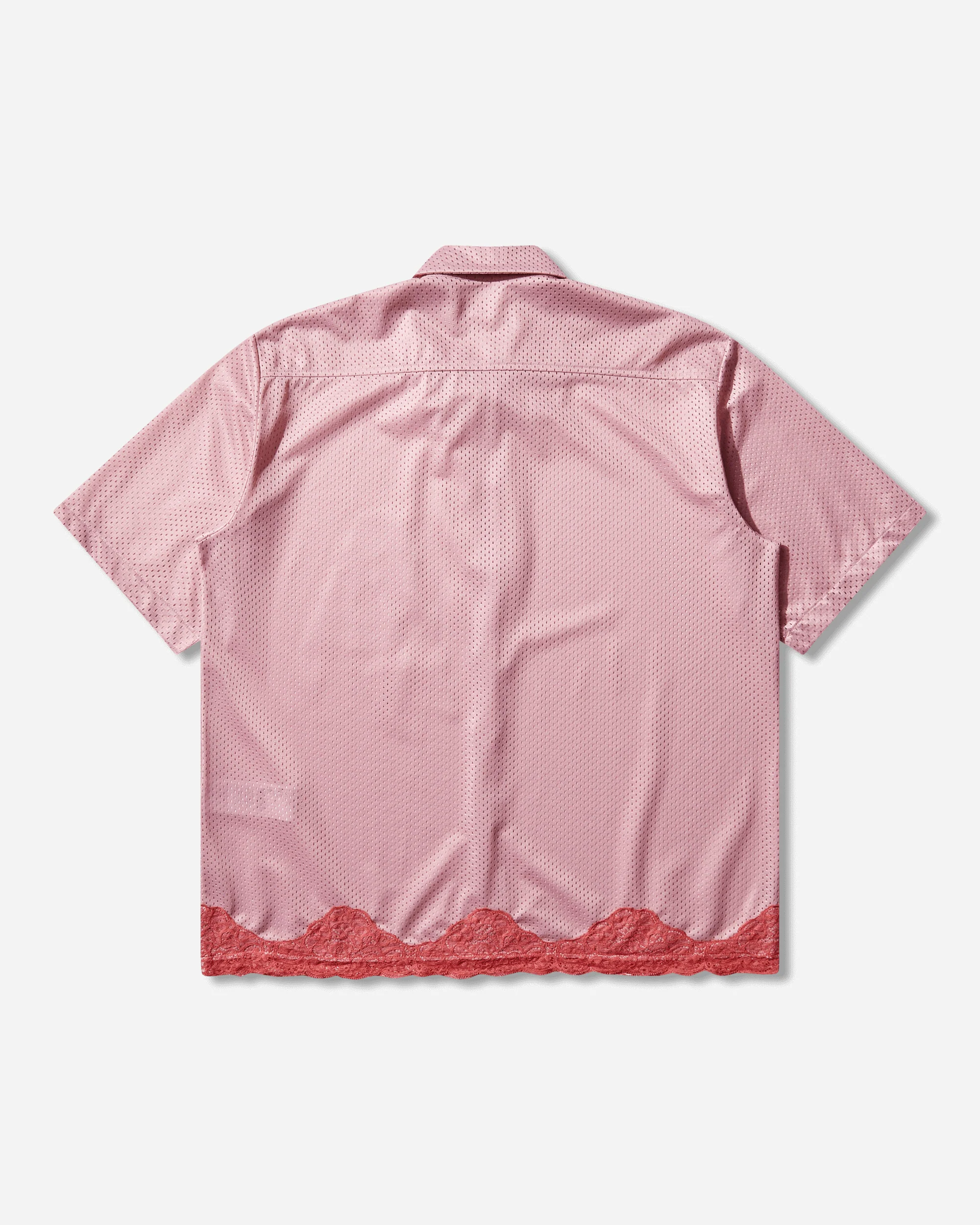 Gothic Lace Airtex Hawaiian Shirt Pink - Image 2