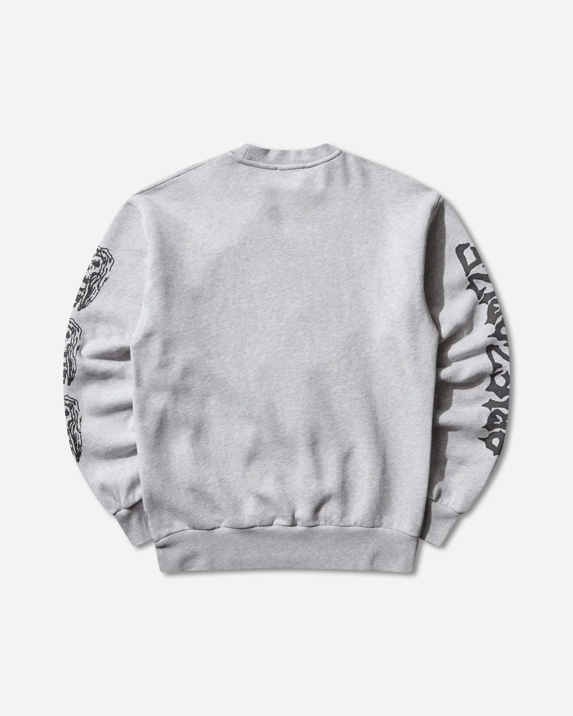 Meowharishi Embroidered Sweatshirt Grey Marl - Image 2
