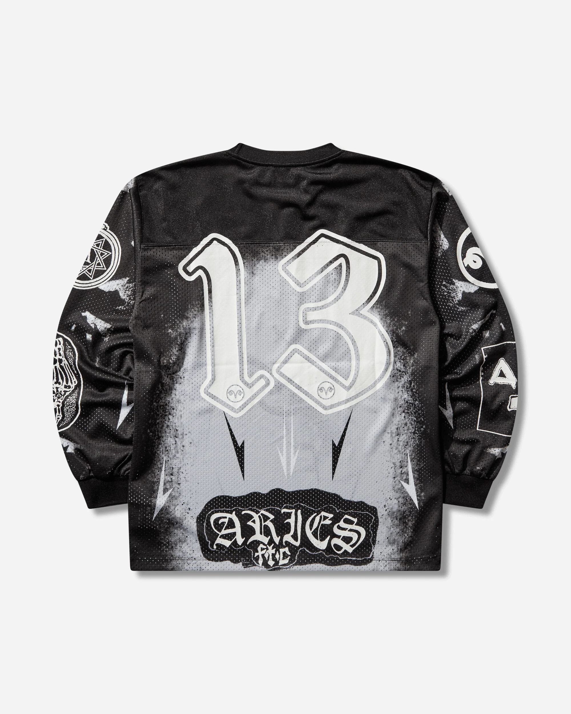 Metal Airtex Longsleeve T-Shirt Black - Image 2