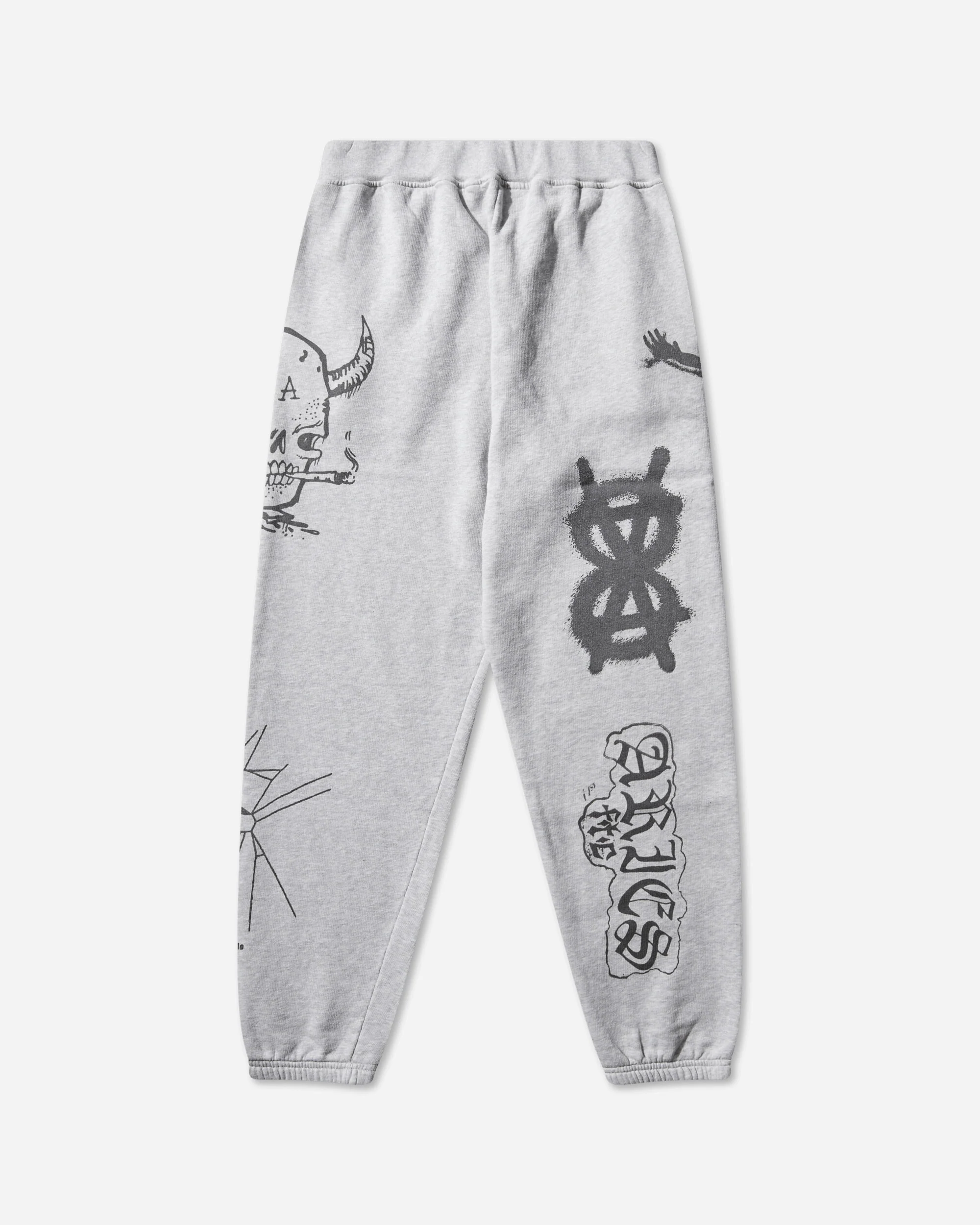 Metal Marl Sweatpants Grey Marl - Image 2