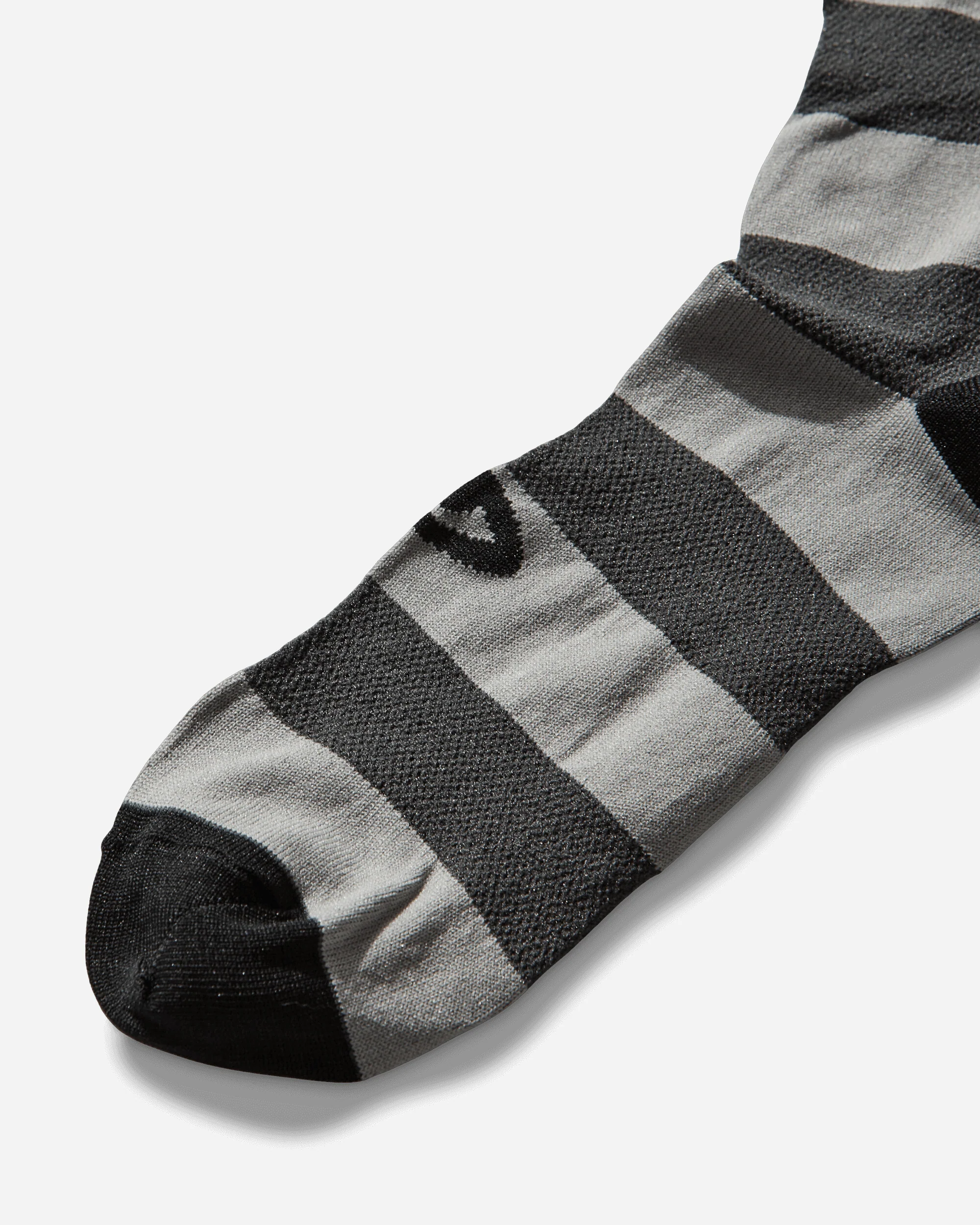 Stripey Knee High Socks Black - Image 3
