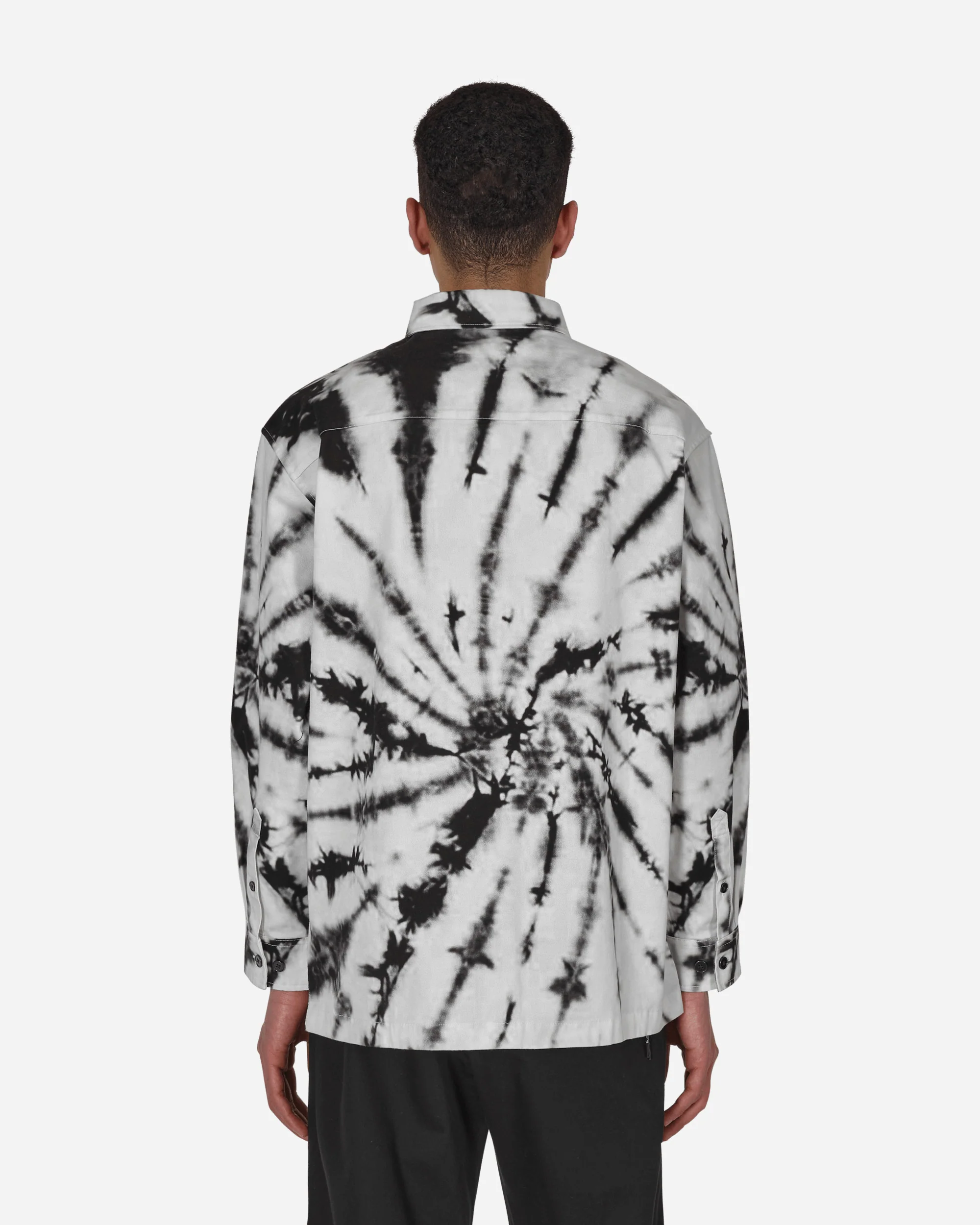 FILA Tie Dye Longsleeve Shirt White - Image 3