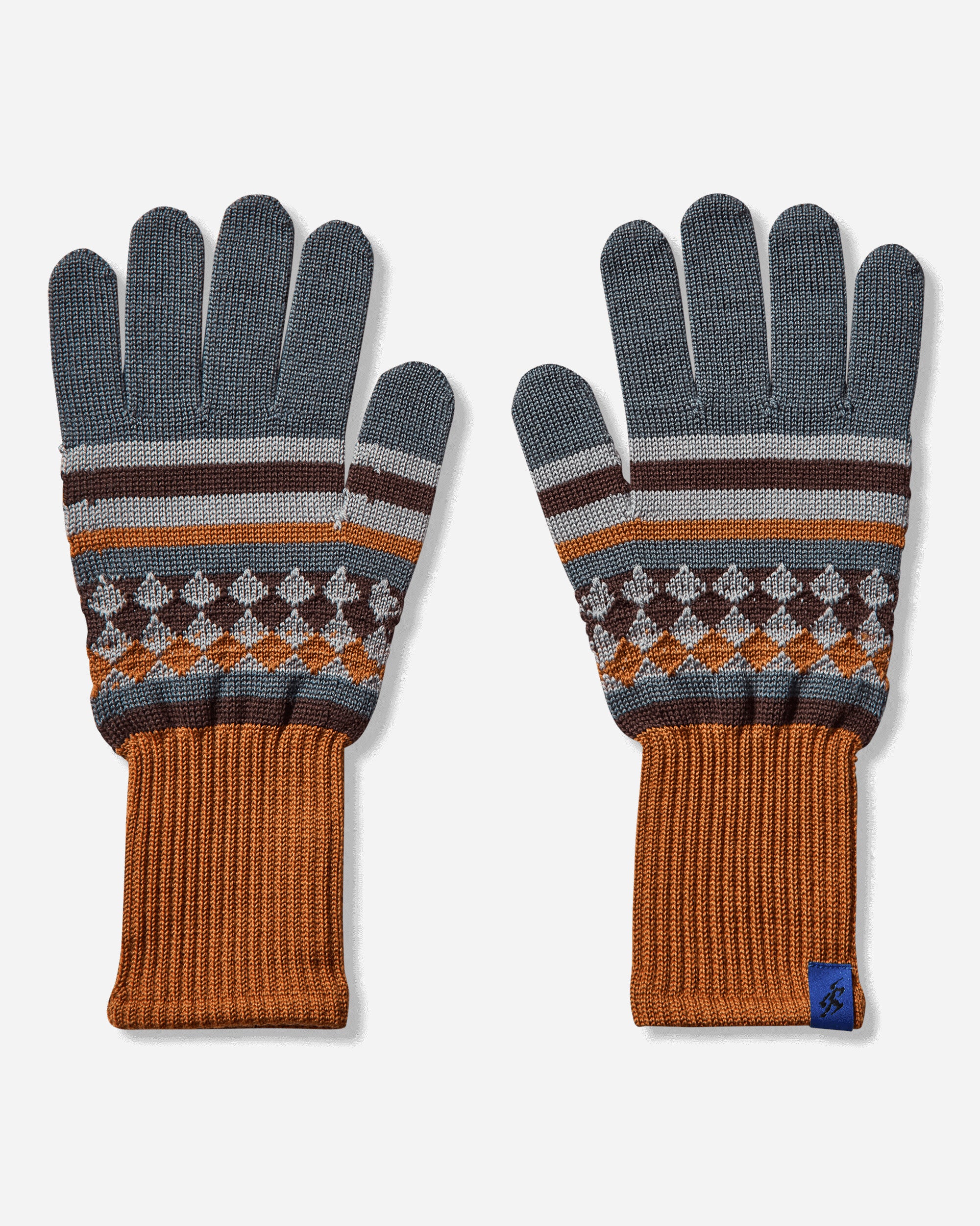 Novalis Aquifolia Knit Gloves Mist / Rust - Image 2
