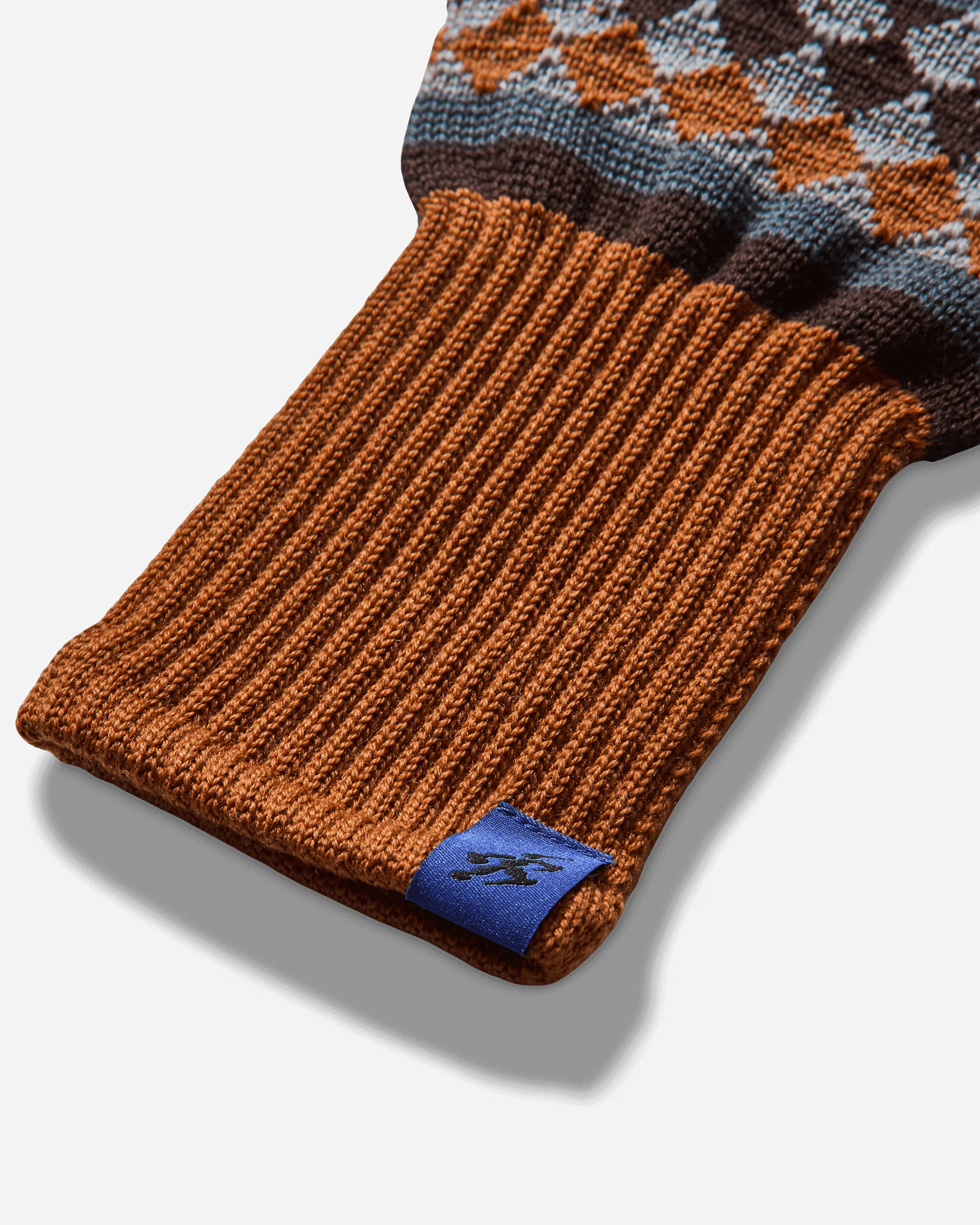 Novalis Aquifolia Knit Gloves Mist / Rust - Image 4