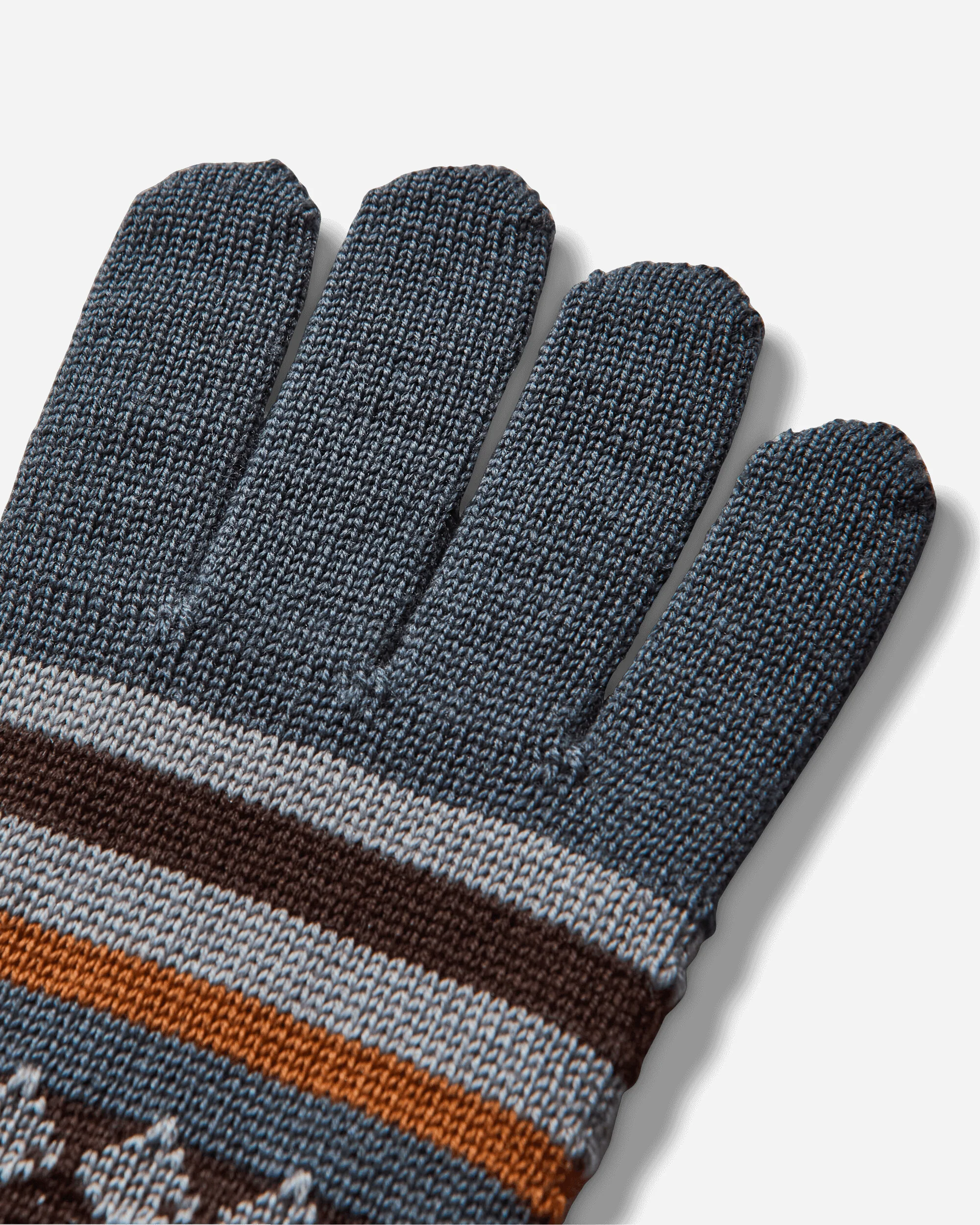 Novalis Aquifolia Knit Gloves Mist / Rust - Image 5