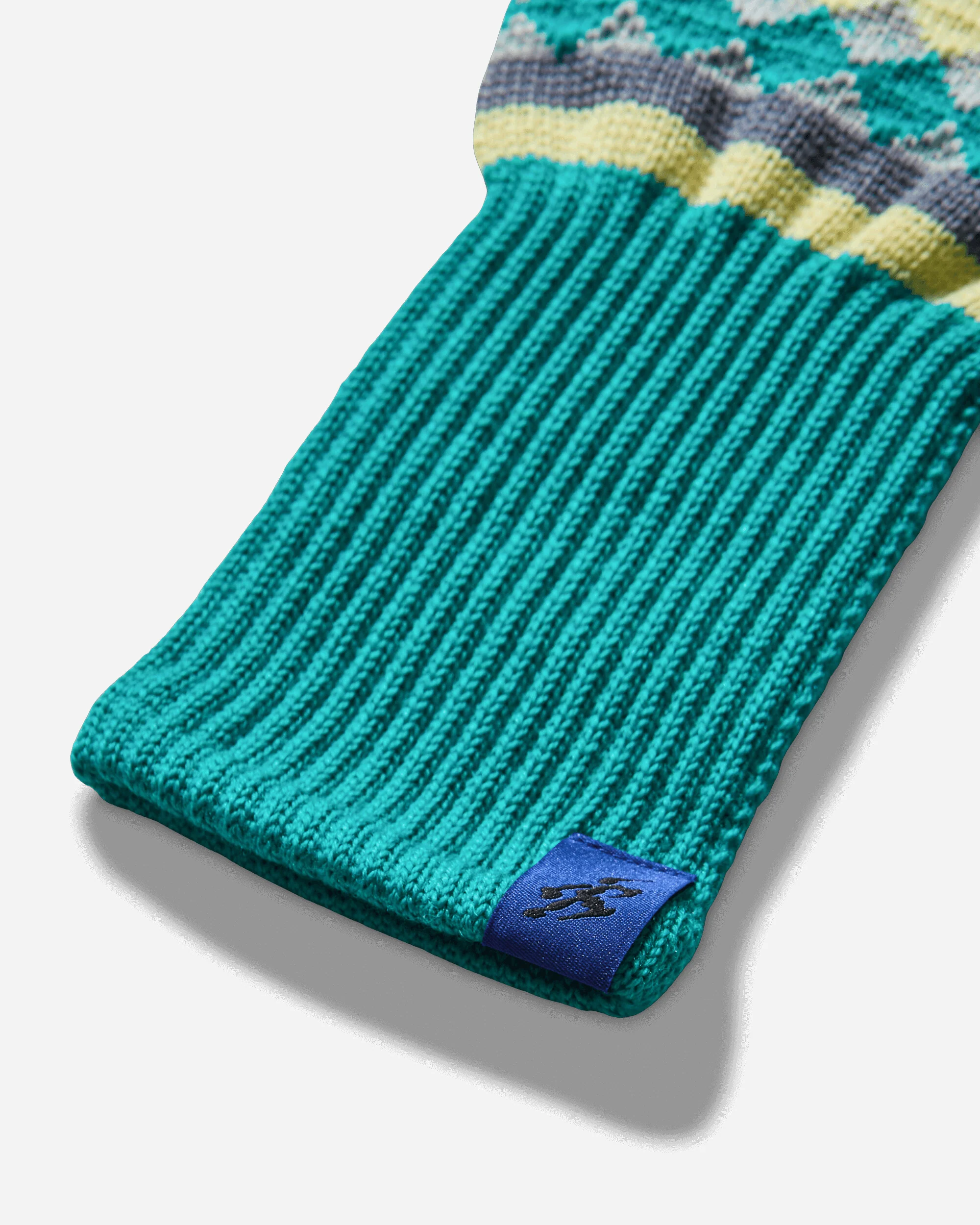 Novalis Aquifolia Knit Gloves Blue Haze / Lemon - Image 4