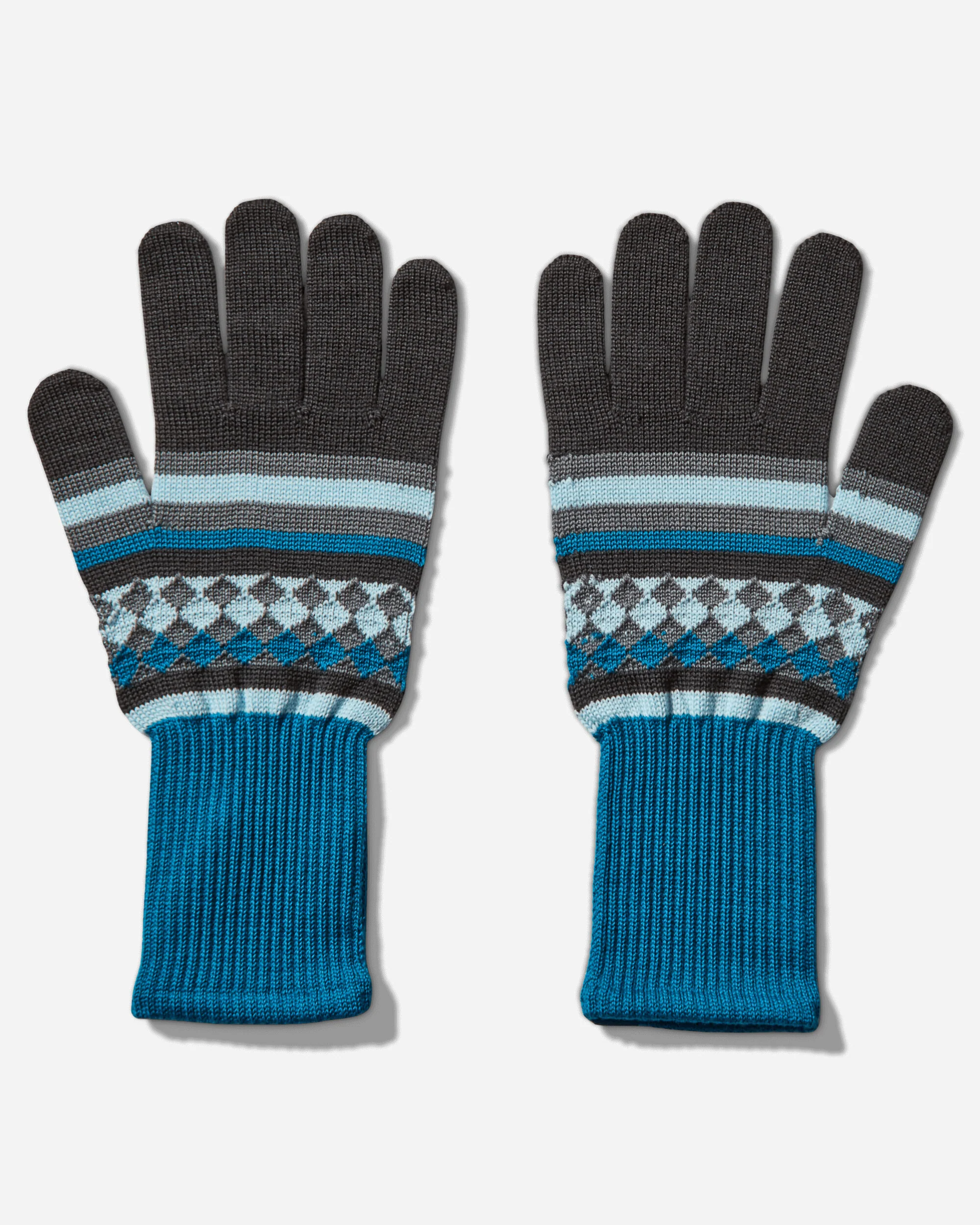 Novalis Aquifolia Knit Gloves Anchor Grey / Sky - Image 3
