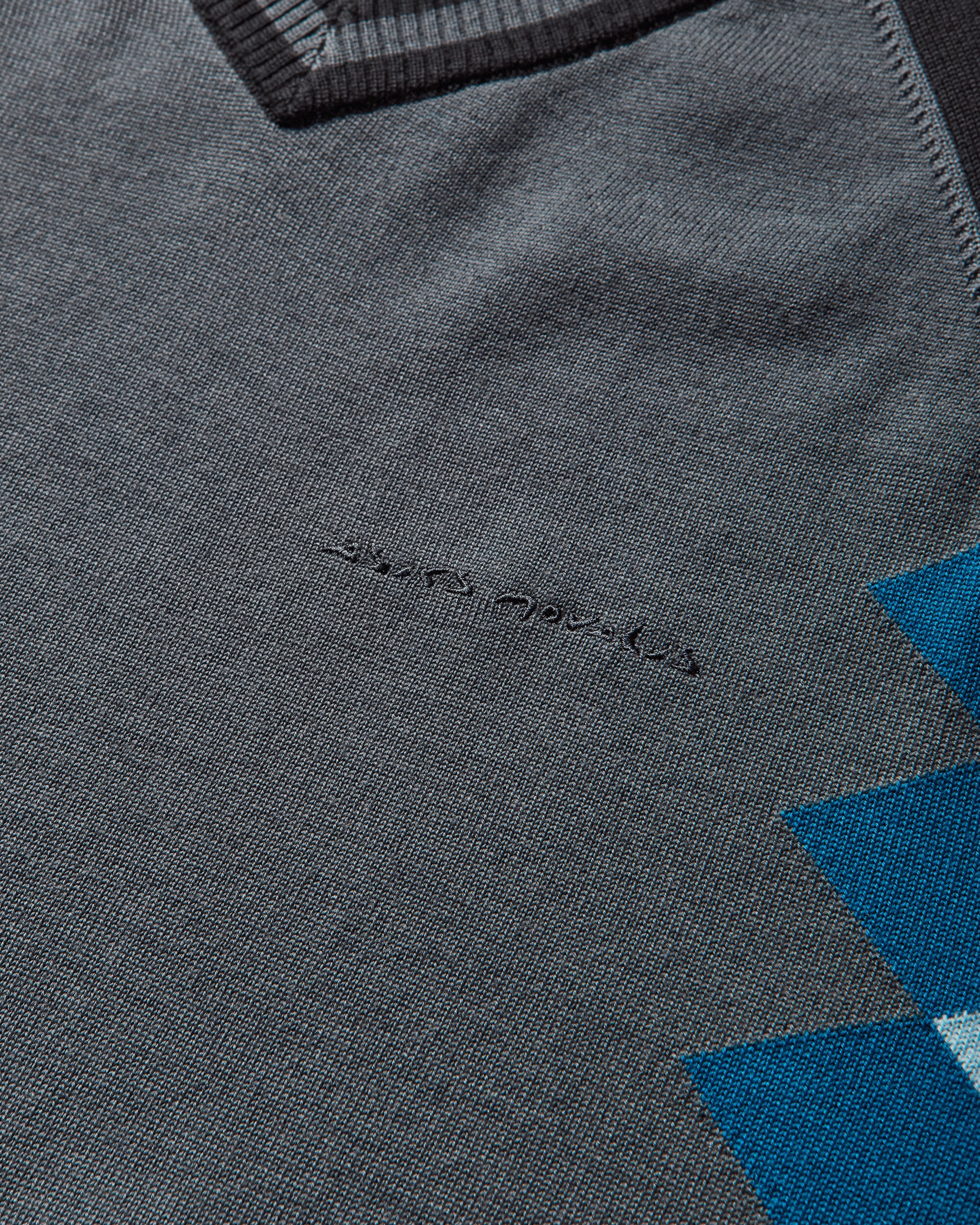 Novalis Laricoid Knit Jumper Anchor Grey / Sky - Image 4