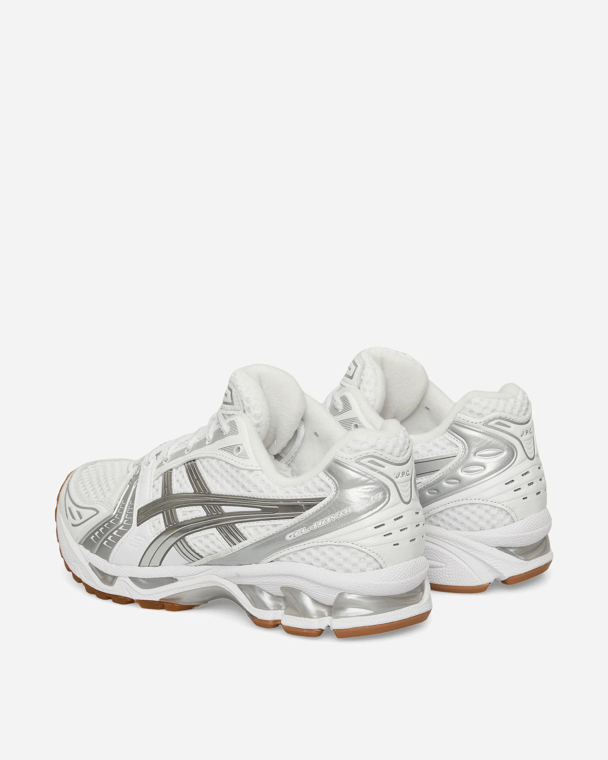 A.P.C. GEL-Kayano 14 Sneakers White / Pure Silver - Image 4