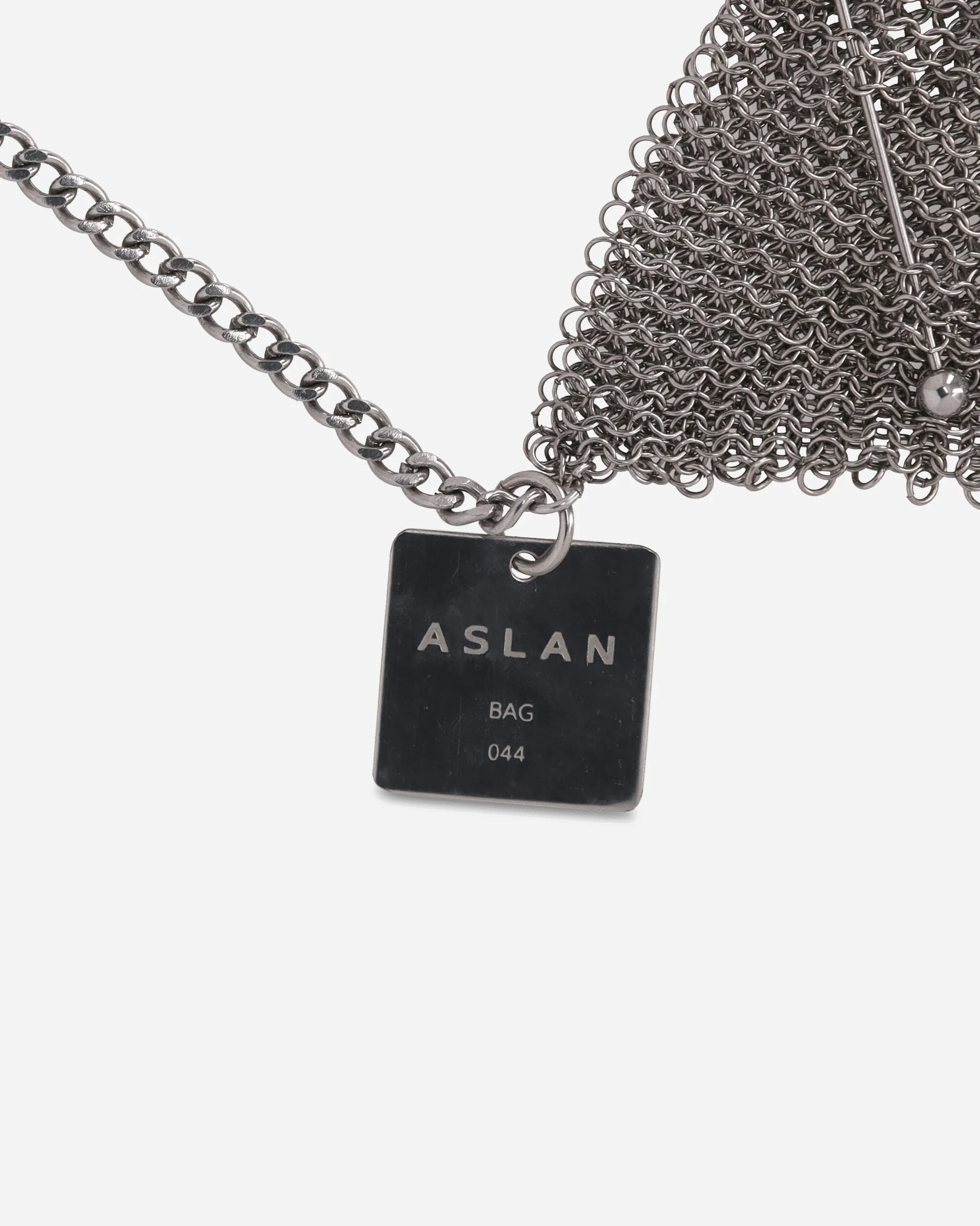 Pierced Chainmaille Mini Bag Heavy Metal - Image 4