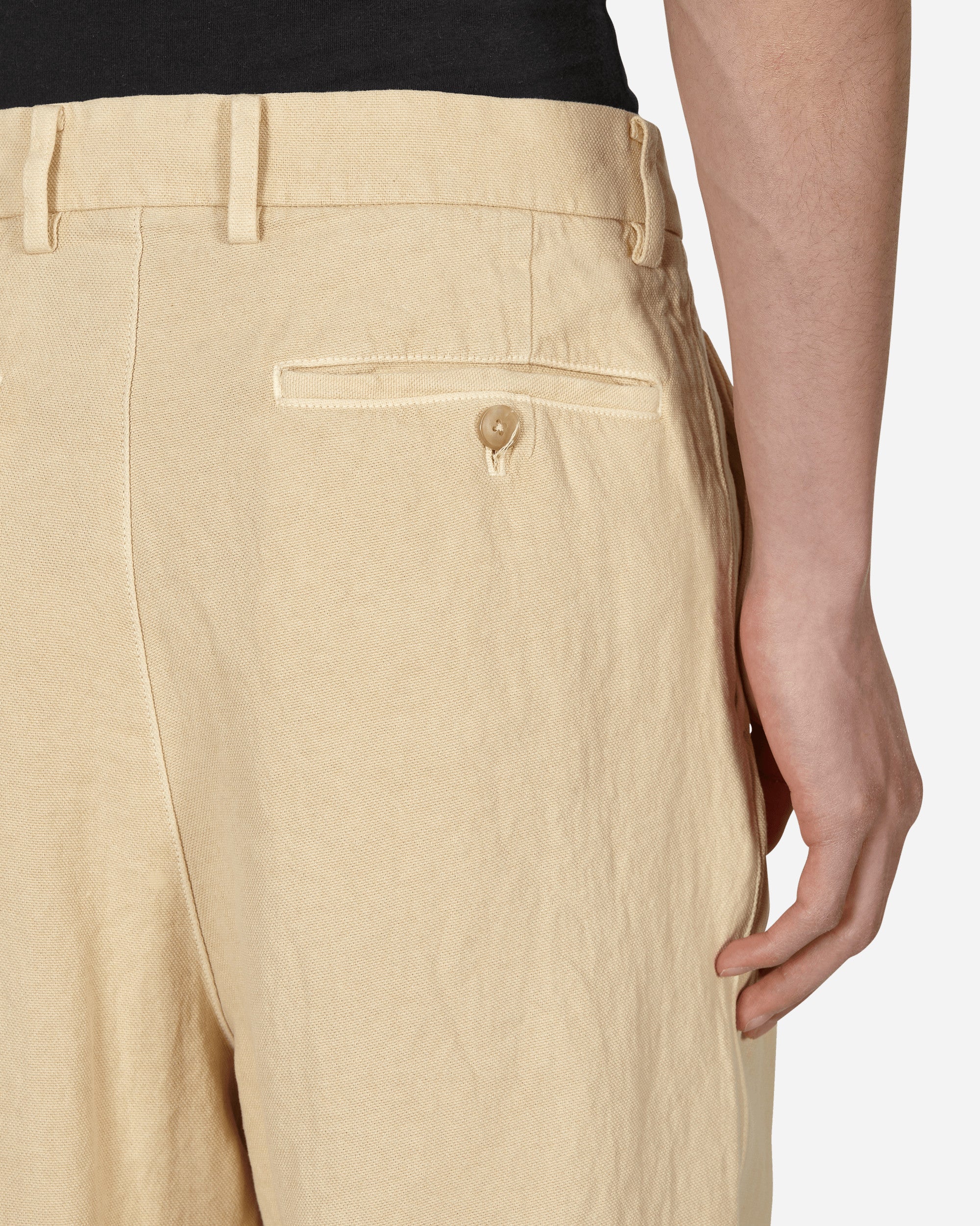 Washi Duck Canvas Pants Beige - Image 5