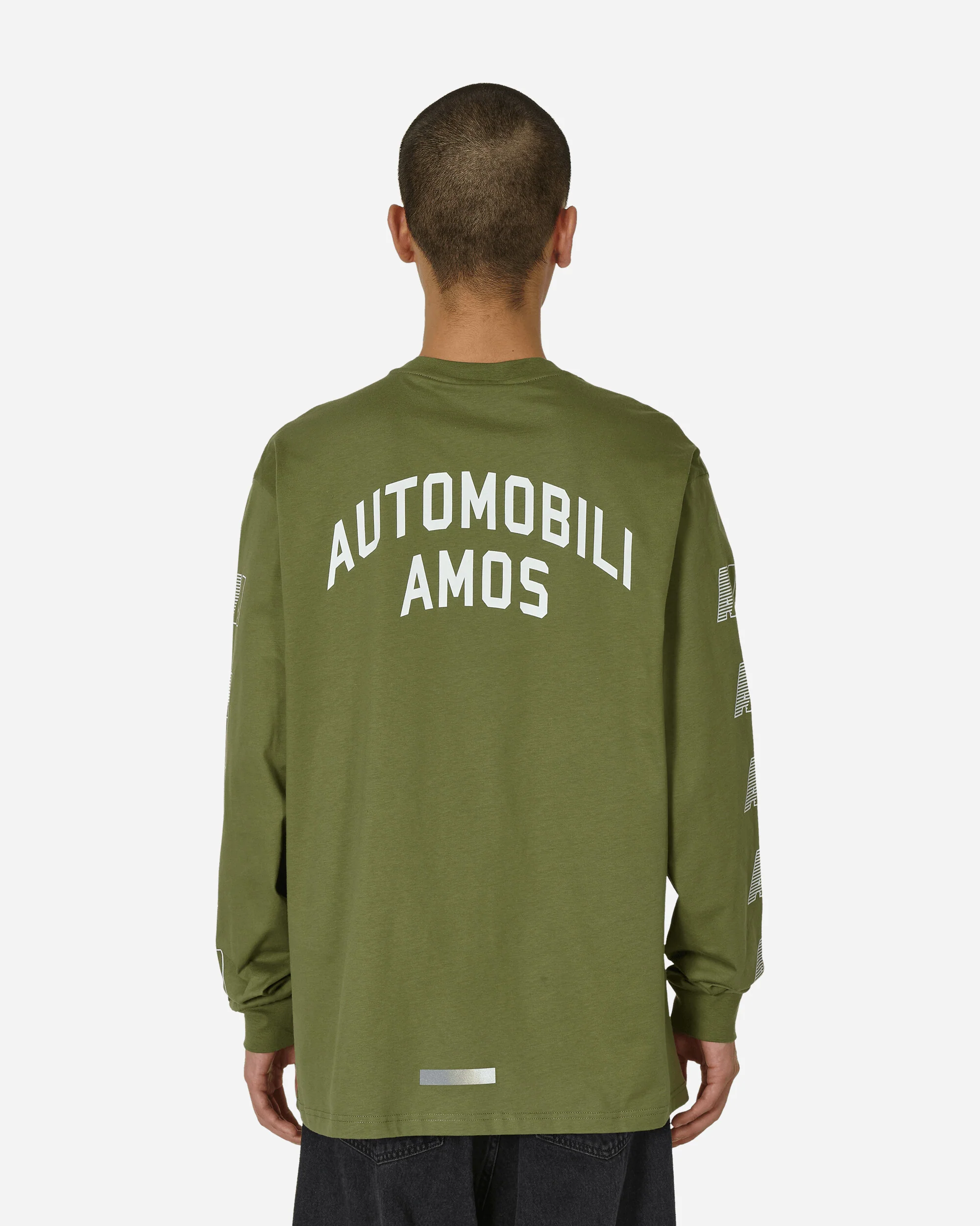 AA Logo Longsleeve T-Shirt Army Green - Image 3