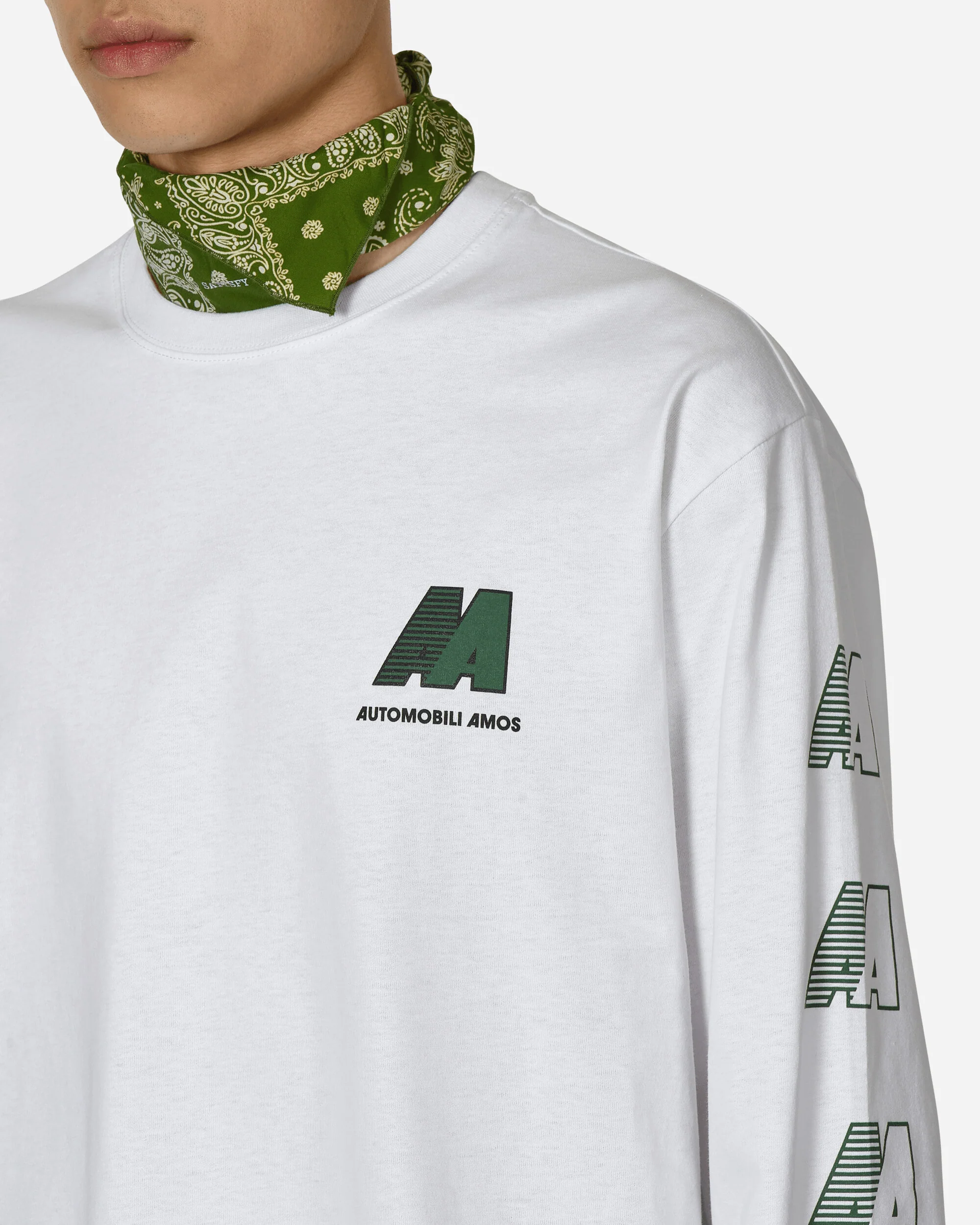 AA Logo Longsleeve T-Shirt White - Image 5