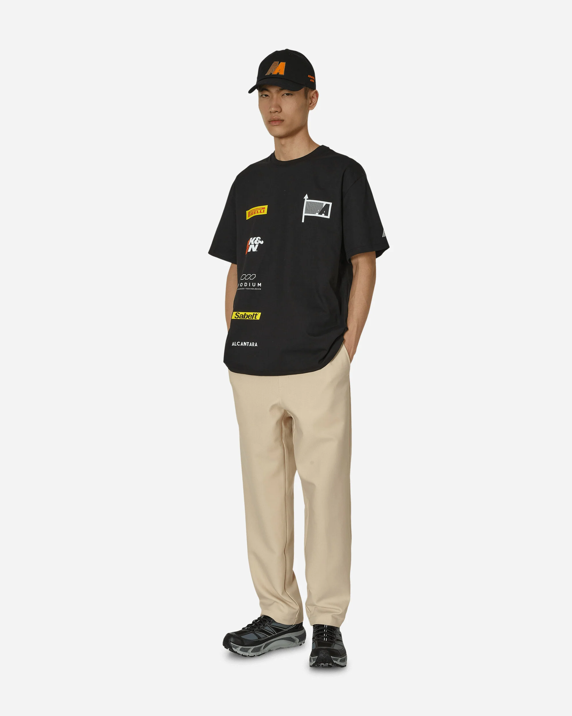 Racing Sponsors T-Shirt Black - Image 4