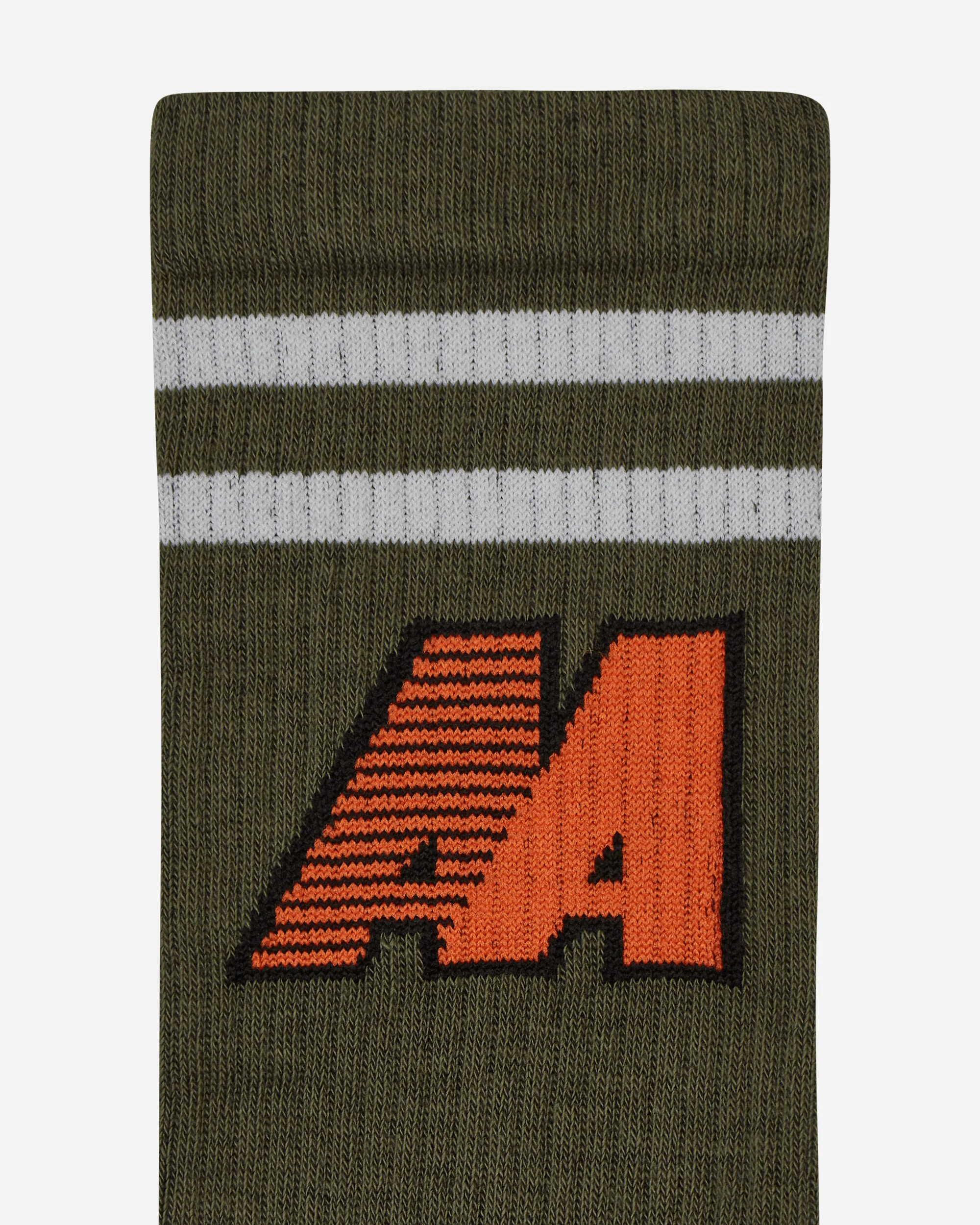 AA Logo Socks Army Green - Image 3
